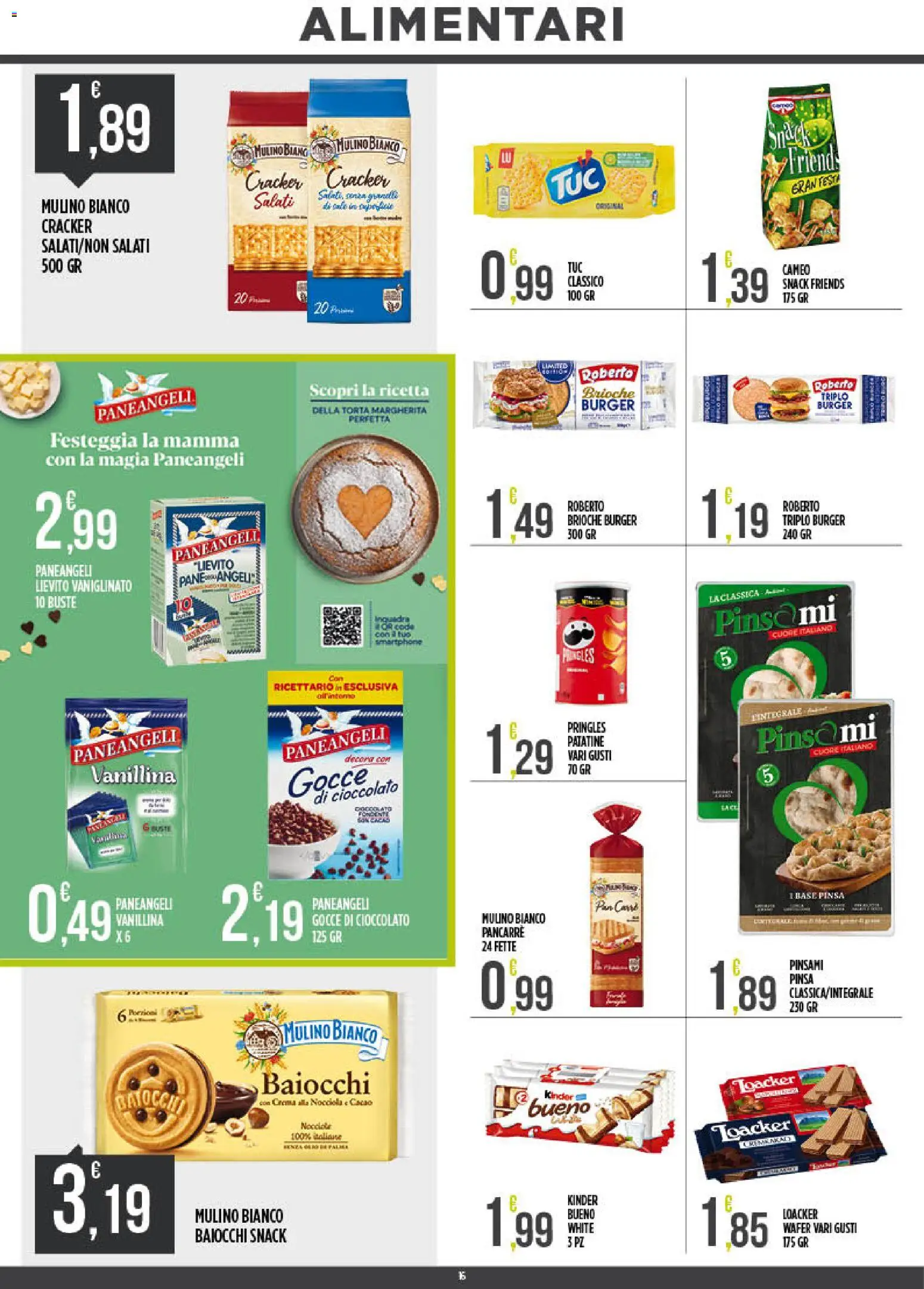 Volantino Euroesse del 04.05.2026 | Pagina: 16 | Prodotti: Cioccolato, Patatine, Torta, Cacao