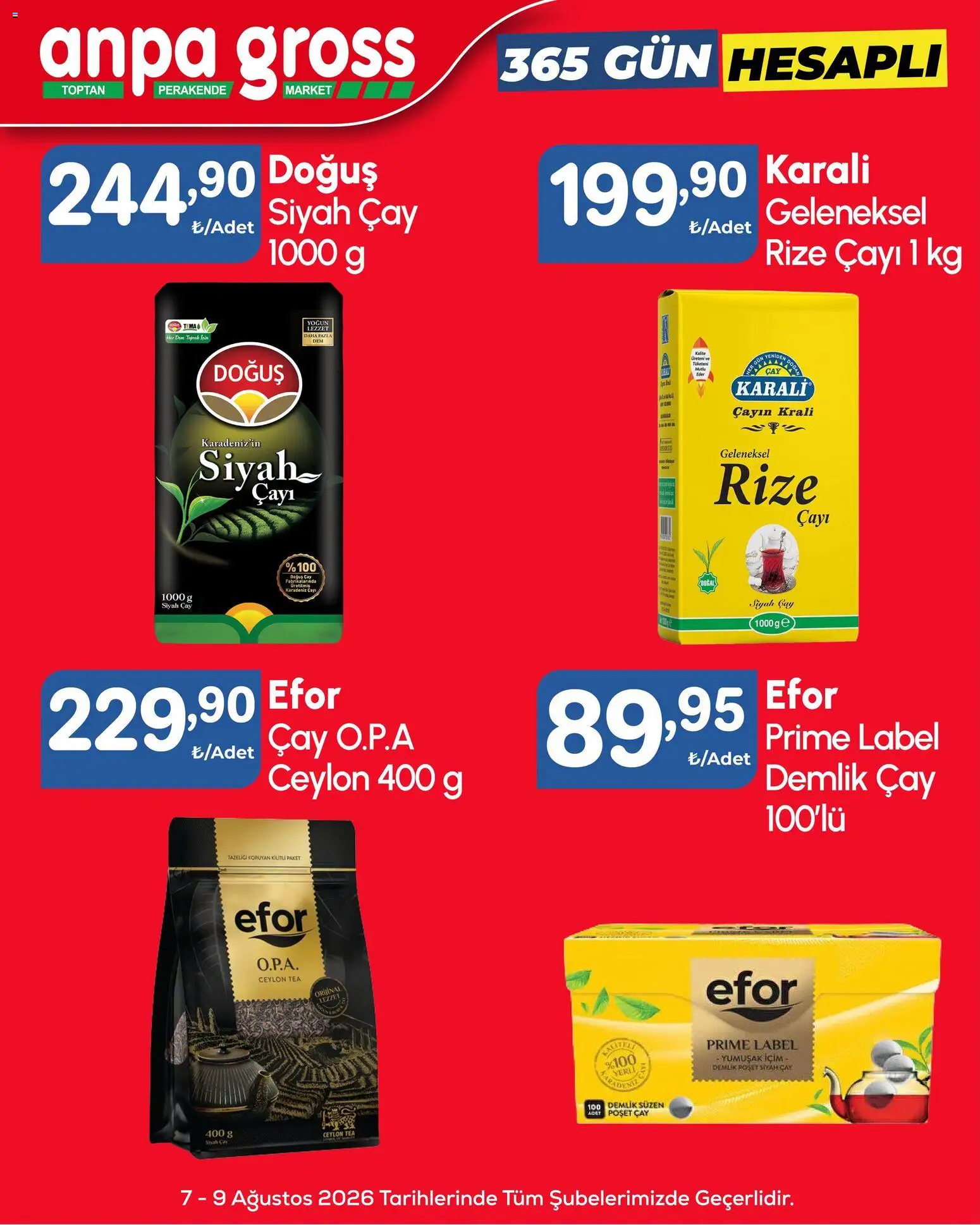 Anpa Gross Katalog - 07 Ağustos 2026 tarihinden itibaren geçerlidir | Sayfa: 2 | Ürünler: Çay, Demlik