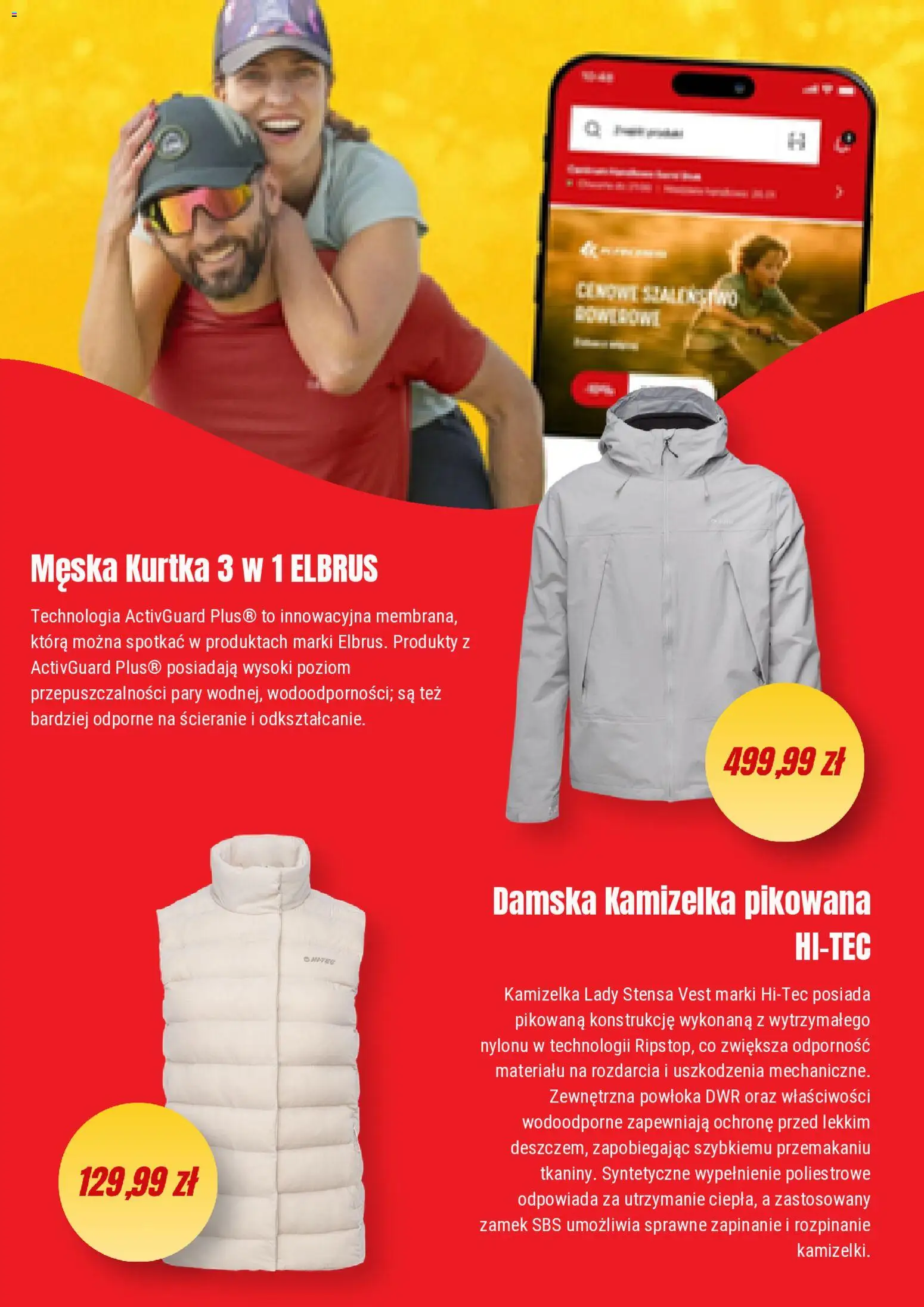 Martes sport promocje od 08.10.2026 | Strona: 4 | Produkty: Kamizelka, Kurtka