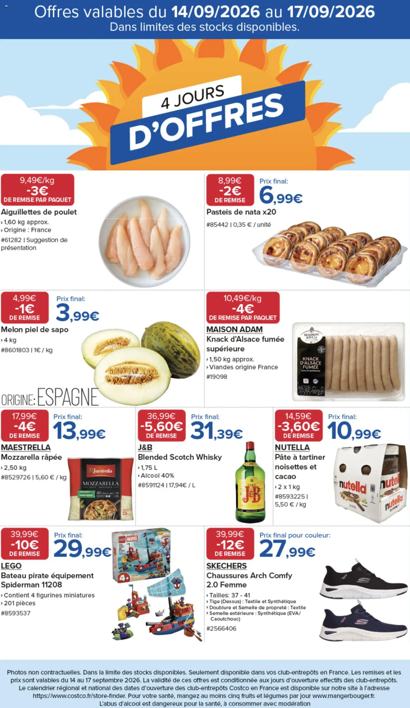 {H1} | Page: 1 | Produits: Légo, Melon, Bateau pirate, Pâte