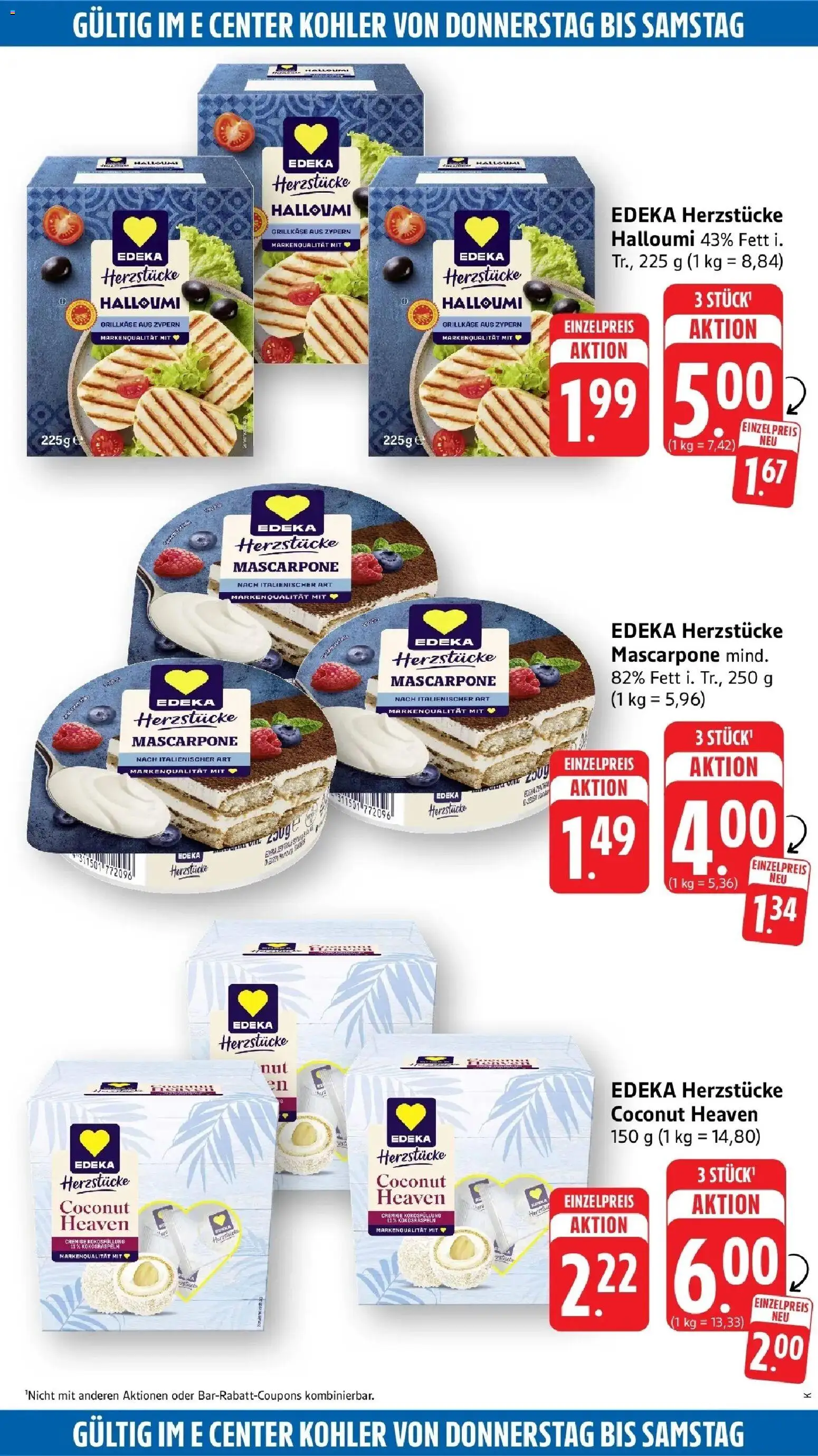 Edeka Prospekt Kehl (ab 24.08.2026) » Angebote Online | Seite: 45 | Produkte: Mascarpone
