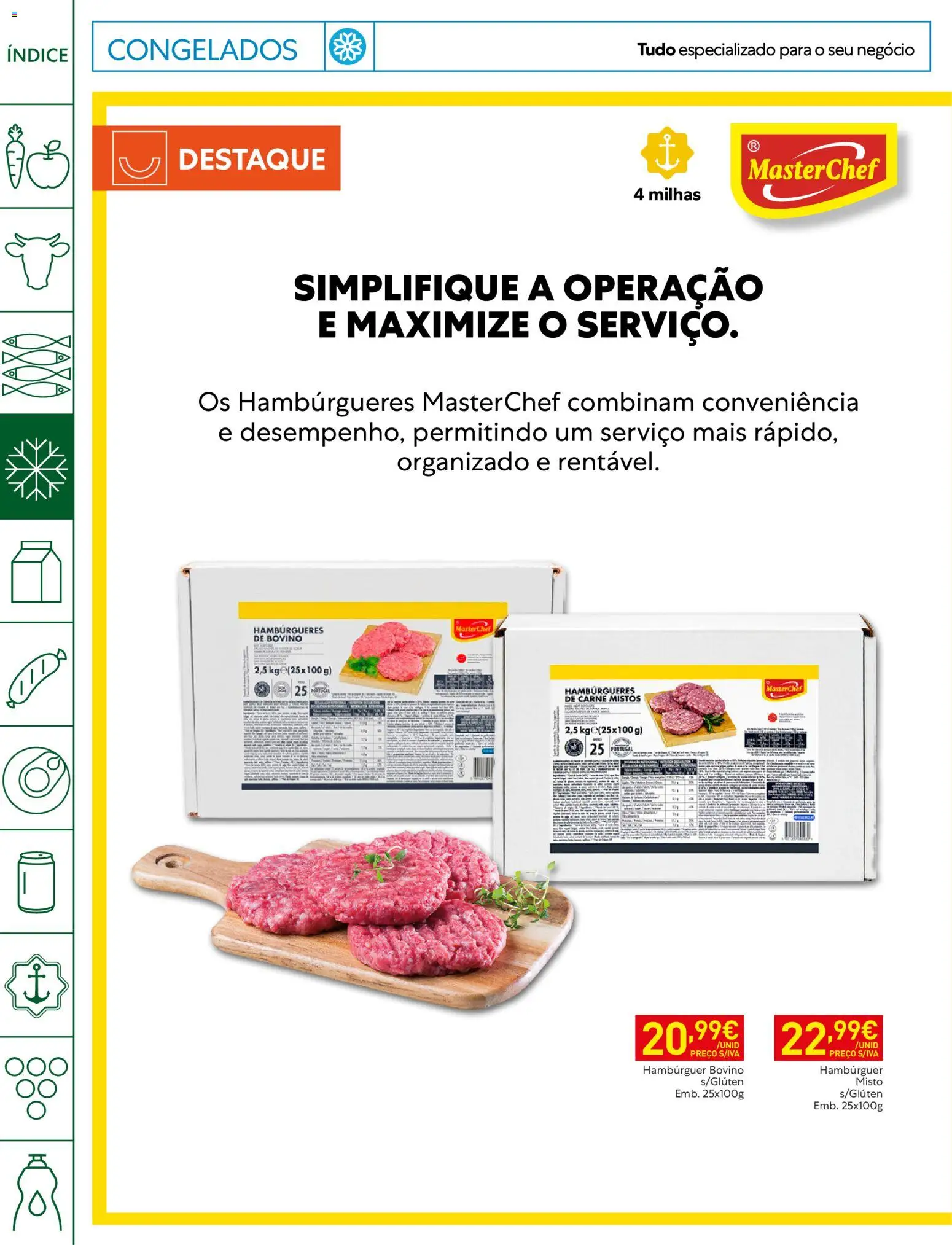 Recheio folheto Horeca Madeira │ válido de 13/10/2026 | Página: 8 | Produtos: Hambúrguer, Carne