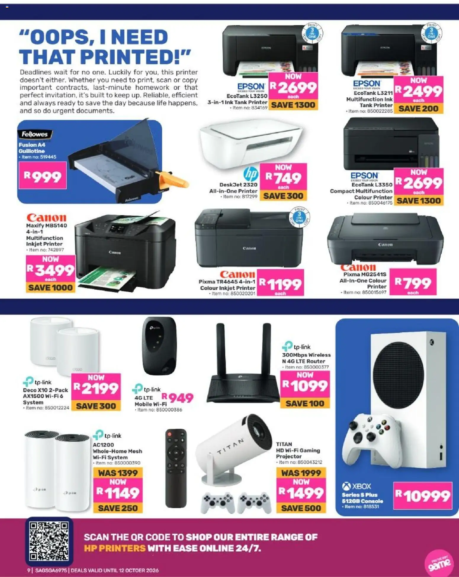 New Game catalogue – valid from 08/09/2026 | Page: 9
