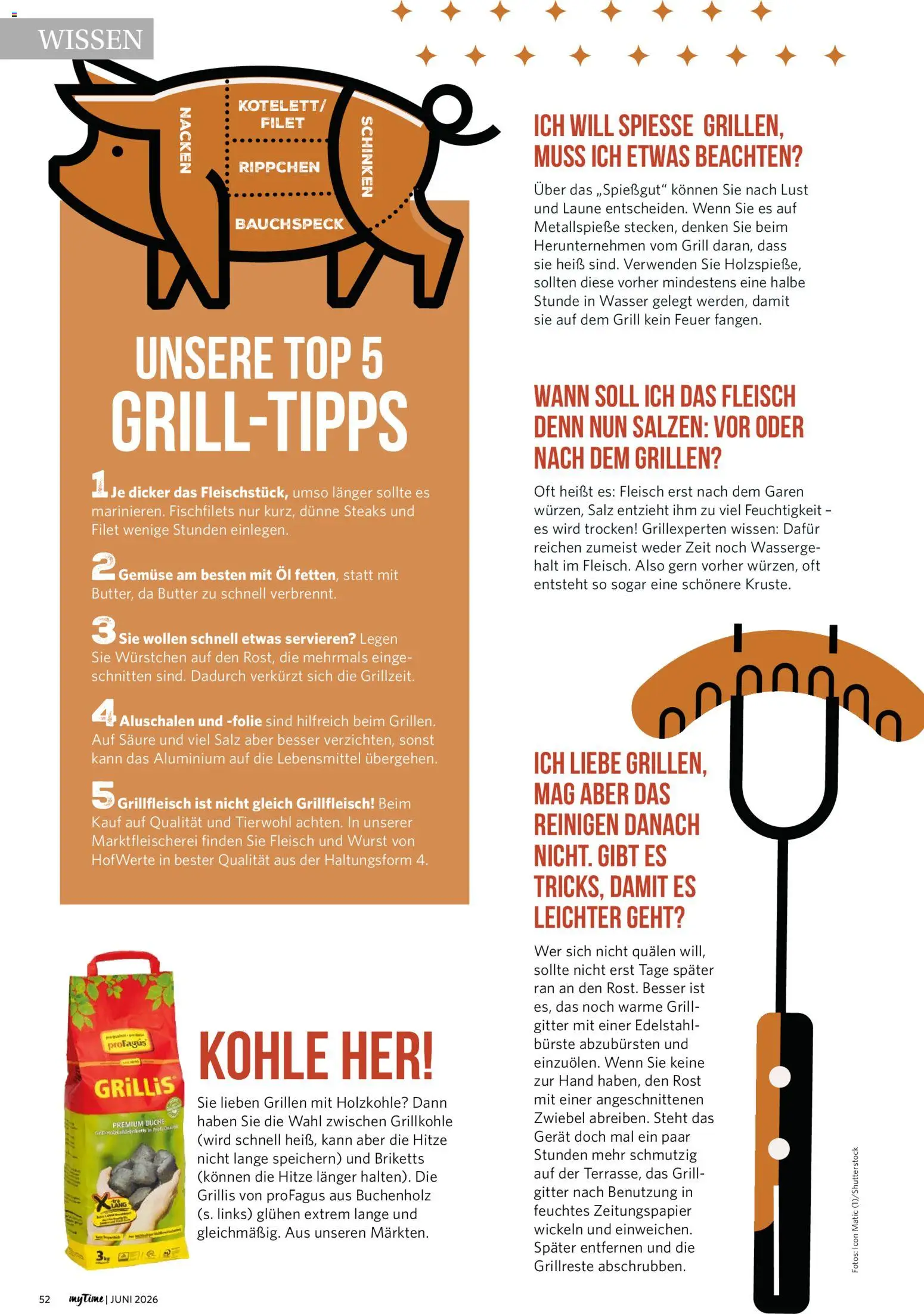Famila Nordwest myTime Juni 2026 – gültig ab 01.06.2026 | Seite: 52 | Produkte: Grill, Öl, Salz, Wurst