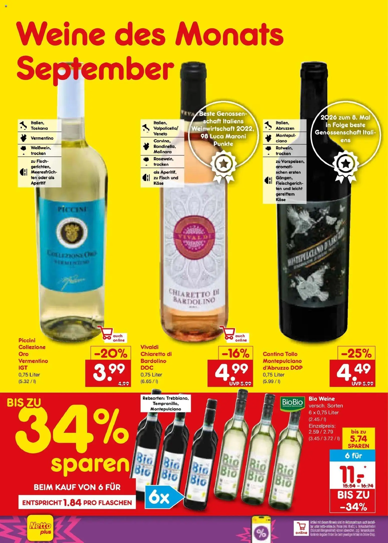 Netto Marken-Discount Prospekt Baesweiler – gültig ab 07.09.2026 | Seite: 56 | Produkte: Käse, Fisch