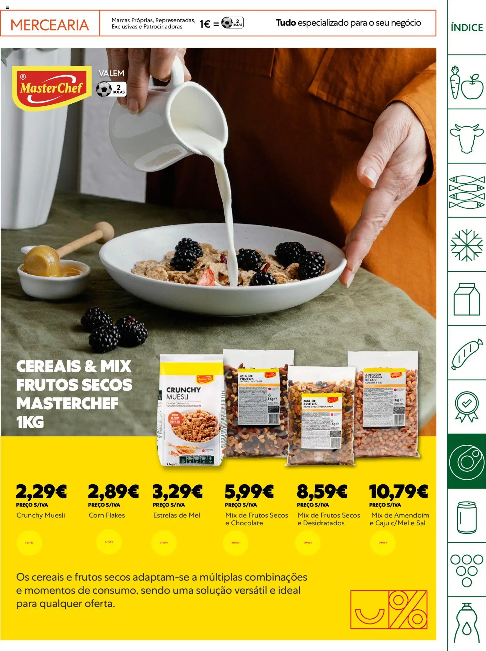 Recheio Horeca Madeira │ válido de 05.05.2026 | Página: 21 | Produtos: Sal, Chocolate, Mel, Cereais