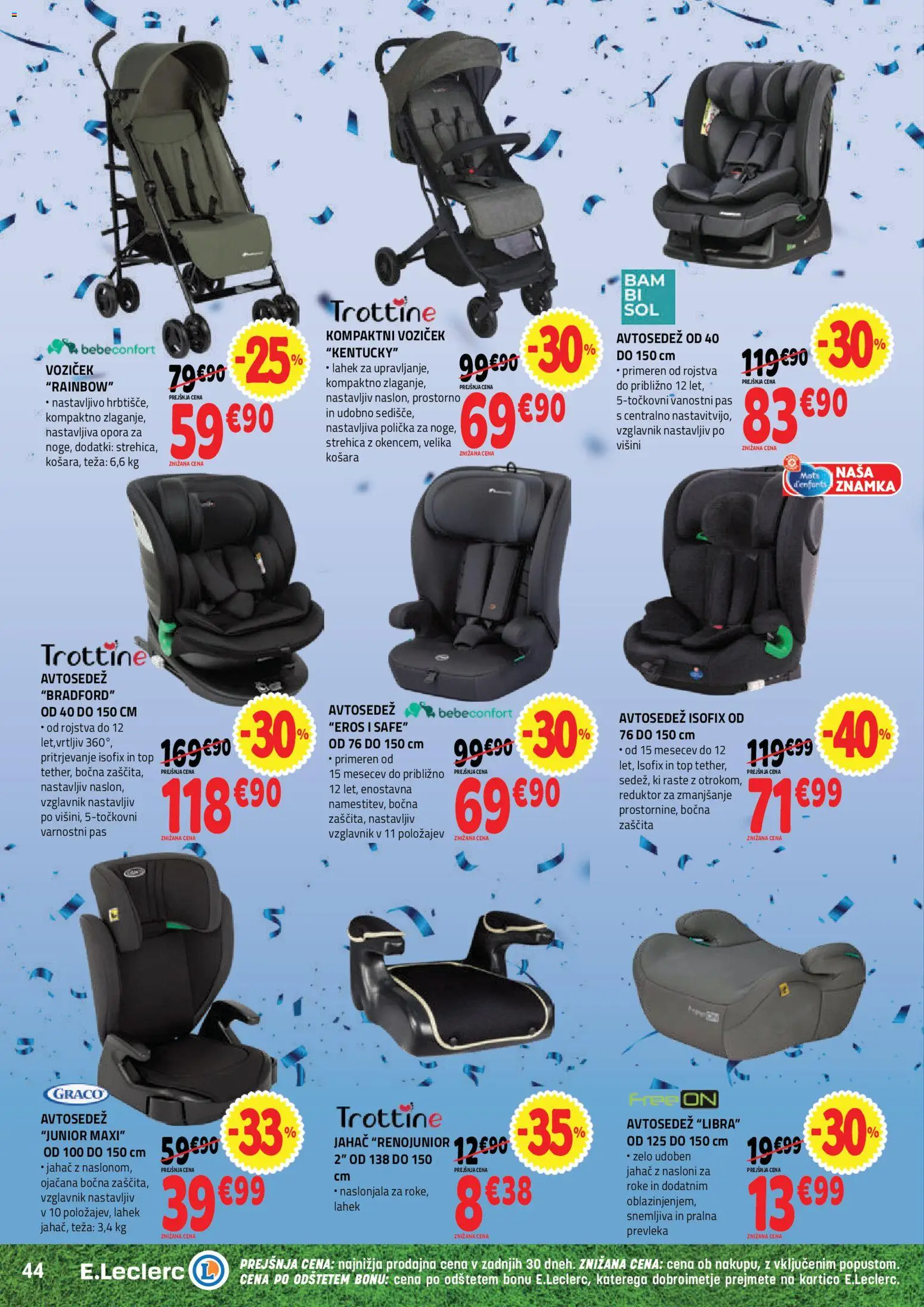 Novi E.leclerc katalog ponudbe – veljaven od 17.06.2026 | Stran: 4 | Izdelki: Teza, Vzglavnik, Košara, Pas