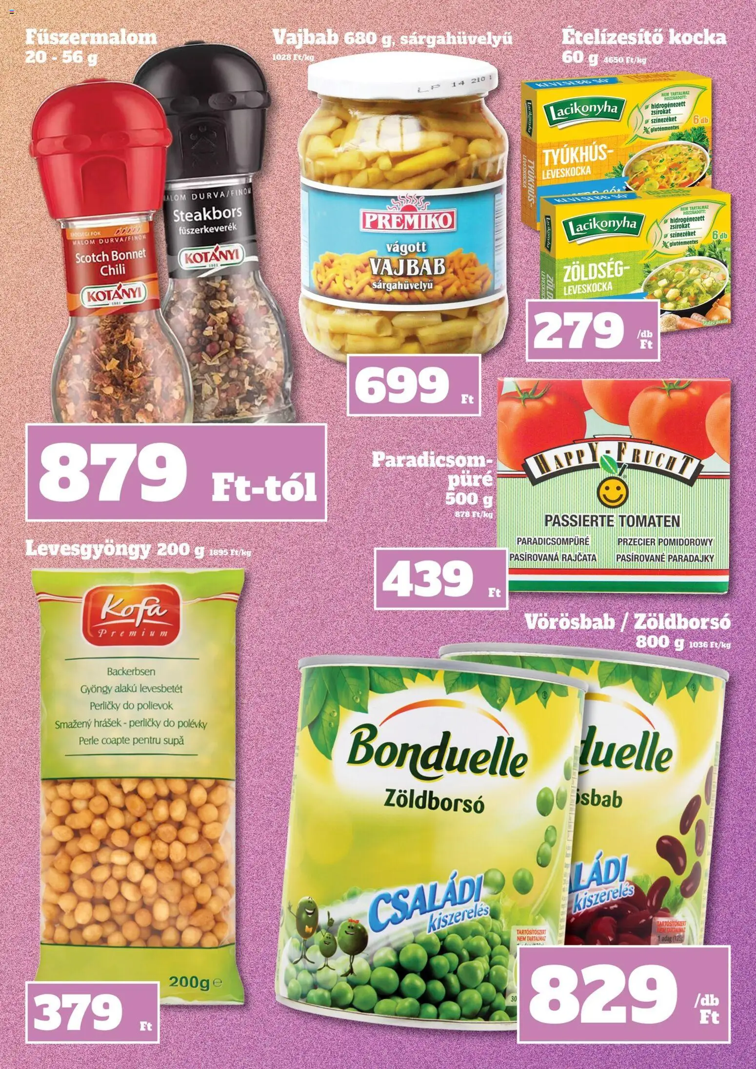 Family Diszkont akciós ujság - amely érvényes a következő dátumtól: 09.04.2026 | Oldal: 10 | Termékek: Chili, Zöldborsó, Fűszerkeverék, Zöldség