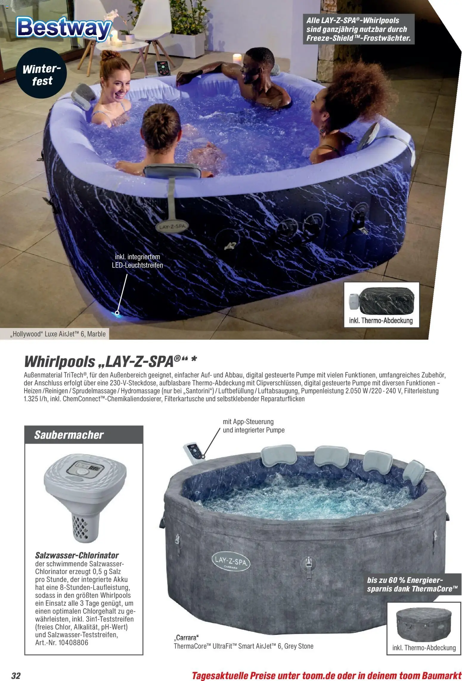 Toom Baumarkt - Pool, Sauna & Klima 2026 – gültig ab 14.03.2026 | Seite: 32 | Produkte: Salz