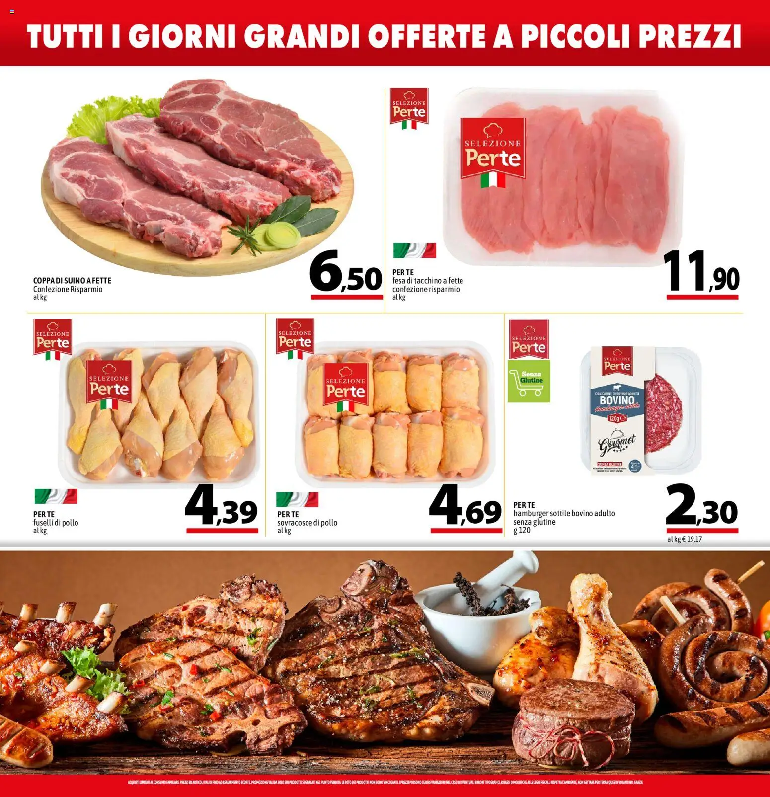 Volantino A&O del 30.04.2026 | Pagina: 2 | Prodotti: Tè, Tacchino, Hamburger, Terra