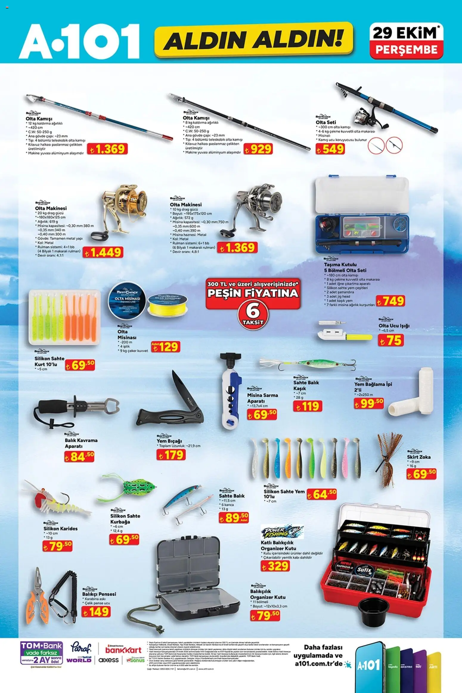 A101 - Katalog Aldın Aldın - 29 Ekim 2026 tarihinden itibaren geçerlidir | Sayfa: 9 | Ürünler: Askı, Iğne, Balık, Kanca