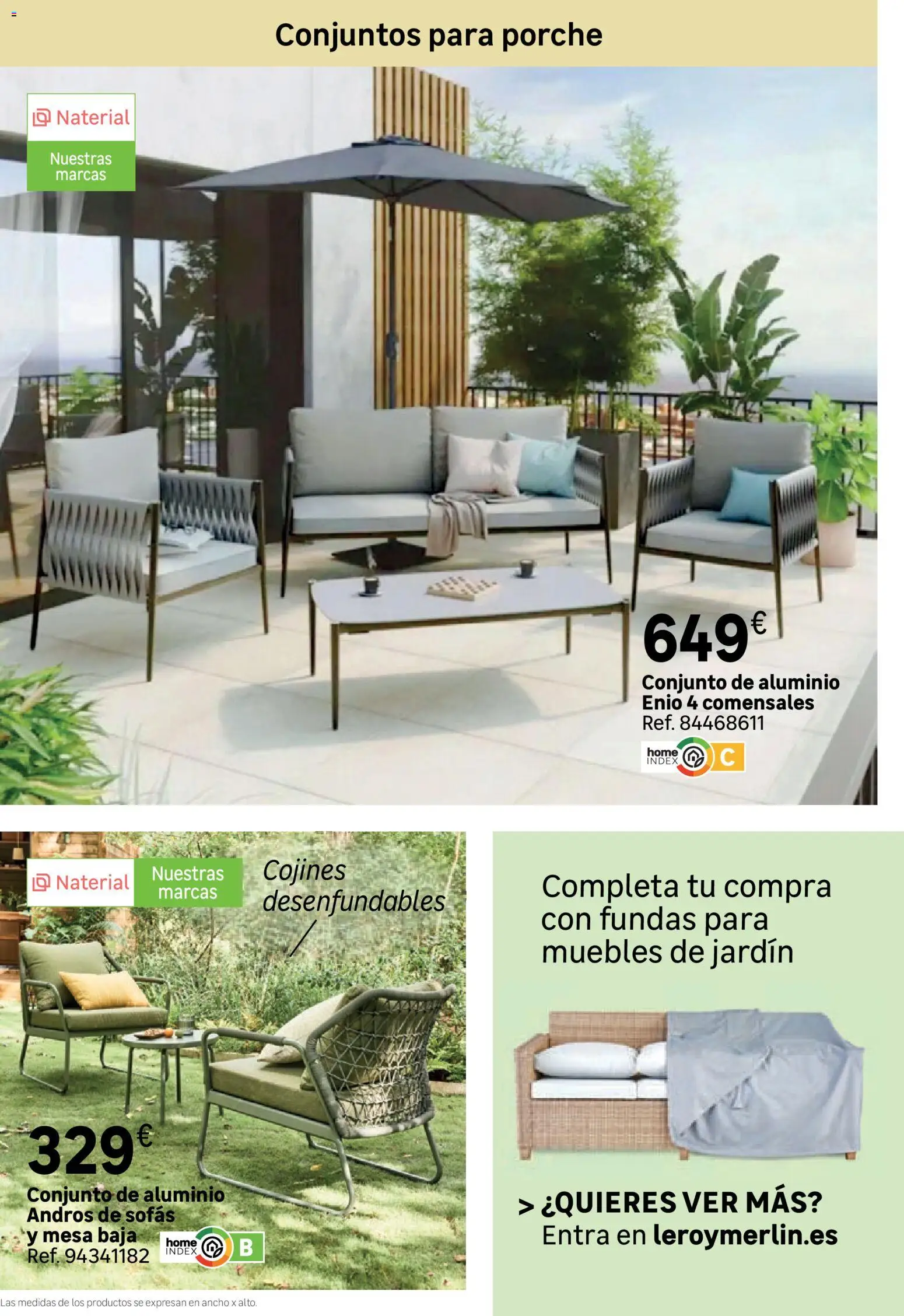 Leroy Merlin catálogo │ válido desde el 24.03.2026 | Página: 21 | Productos: Muebles, Mesa, Muebles de jardín