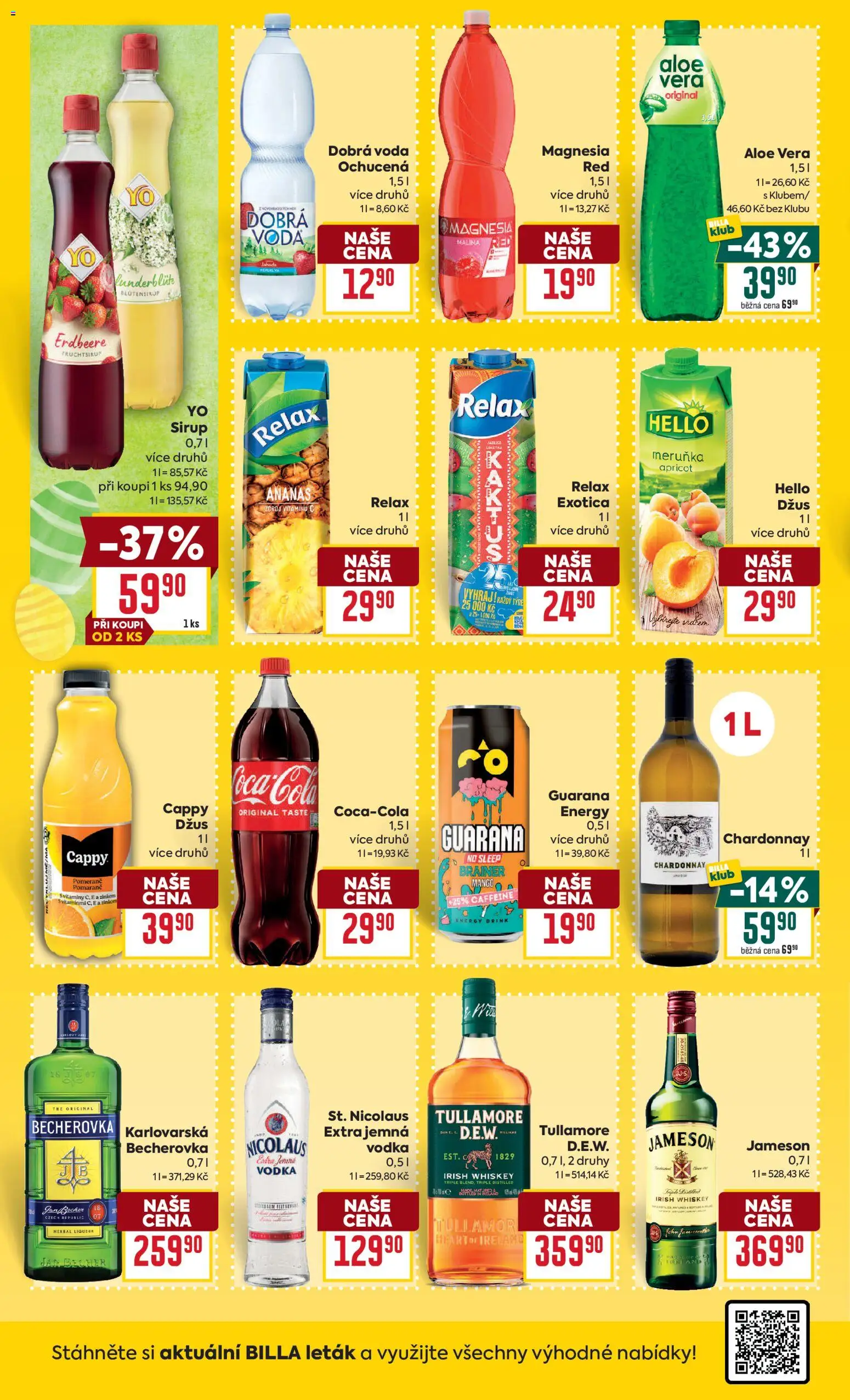 Billa Velký leták od 04.03.2026 | Strana: 26 | Produkty: Voda, Jameson, Magnesia, Sirup