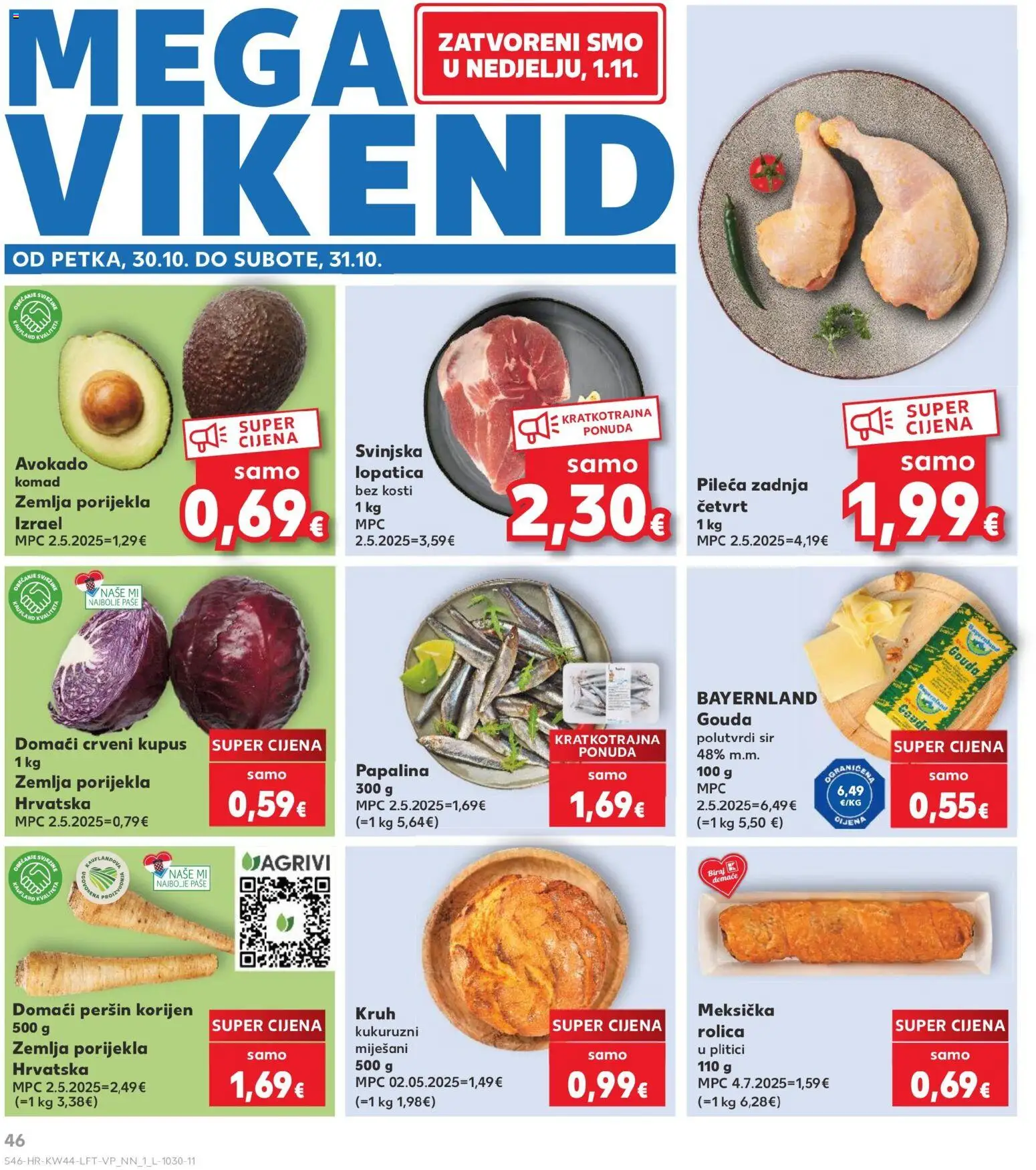 Kaufland HR akciós ujság - amely érvényes a következő dátumtól: 2026.10.28. | Oldal: 46