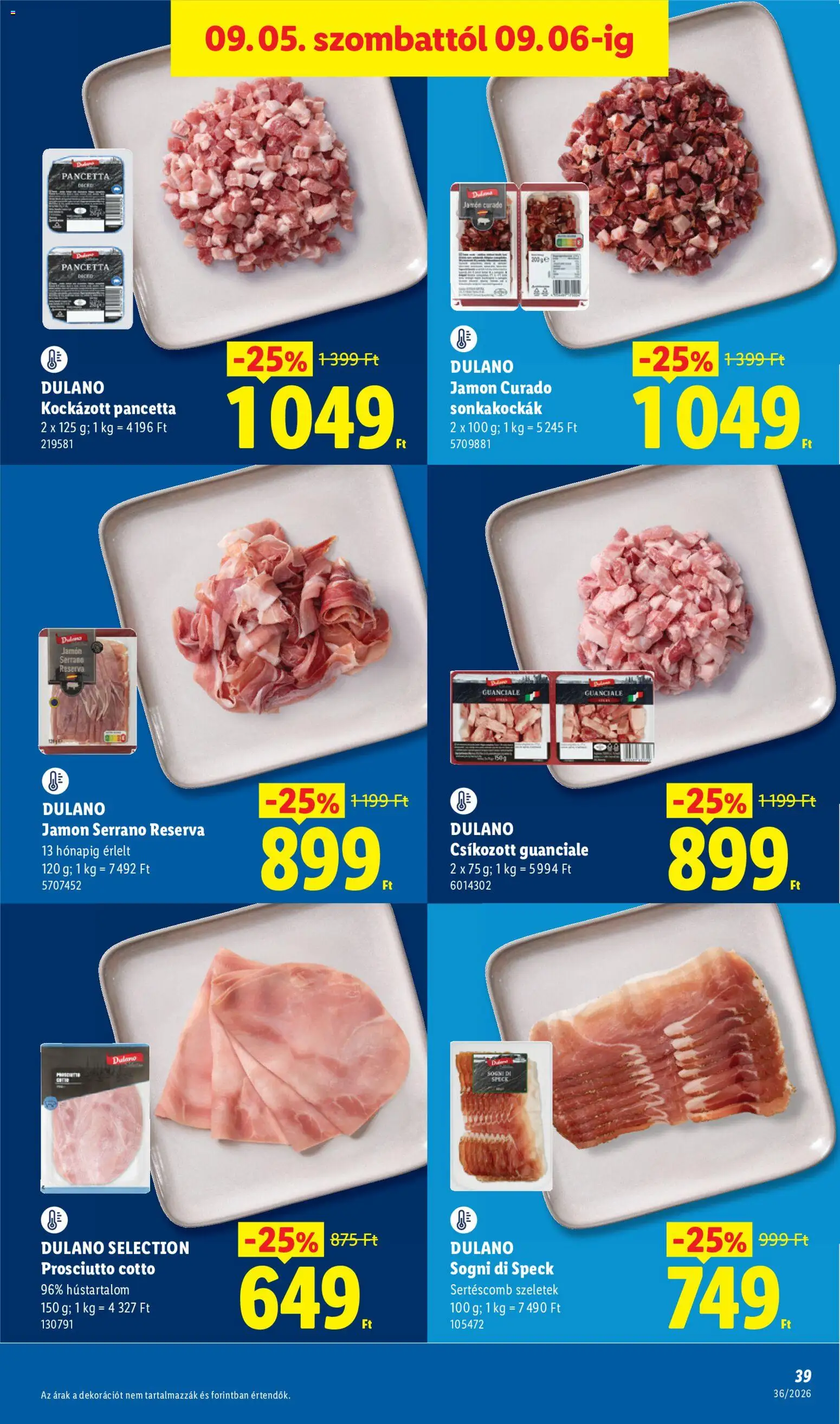 Lidl akciós ujság - amely érvényes a következő dátumtól: 2026.09.03. | Oldal: 39