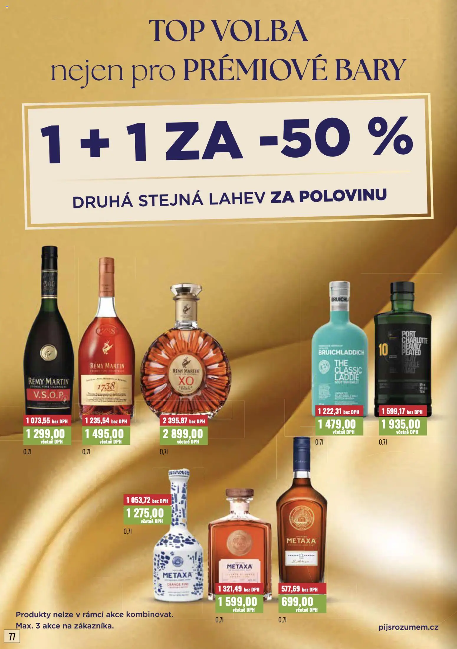 Ratio leták od 01.10.2026 | Strana: 77 | Produkty: Remy Martin, Metaxa, Láhev