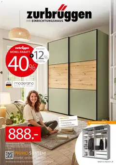 Zurbrüggen - Zurbrüggen: Möbel-Rabatt ab 04.06.2026 gültig