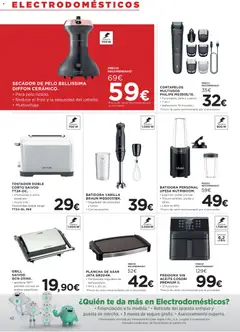 Vista previa Hipercor catálogo válido desde el 04.06.2026 | Página: 42 | Productos: Té, Cortapelos, Batidora, Tostador