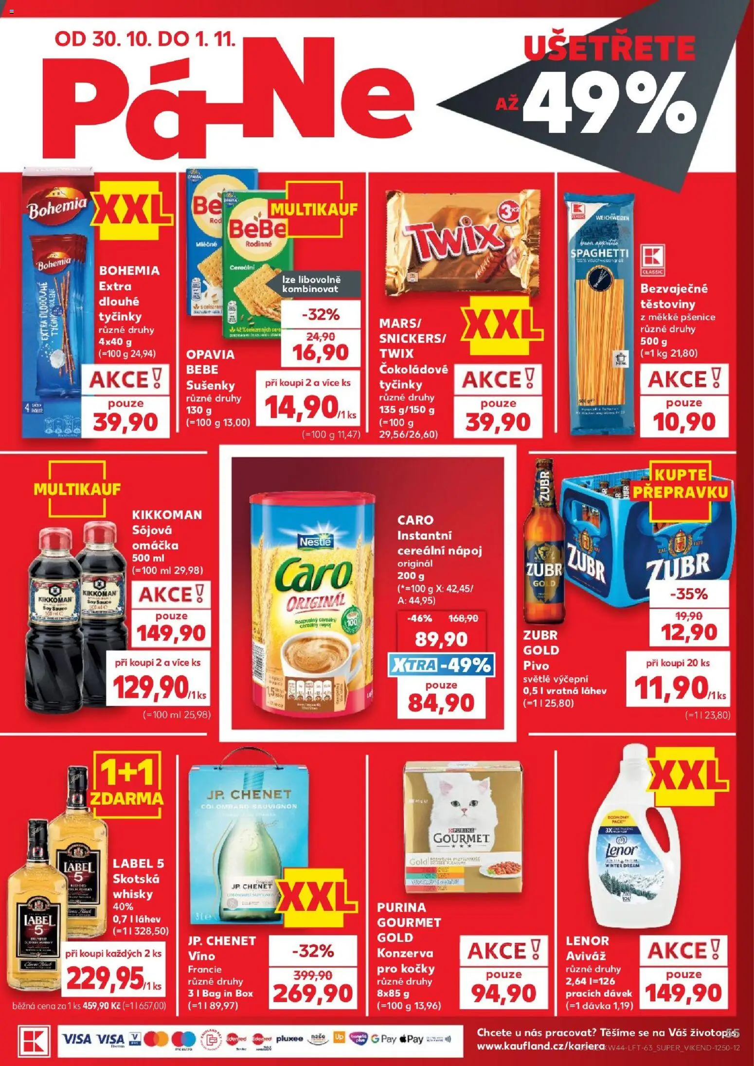 Kaufland leták - Brno od 29.10.2026 | Strana: 55 | Produkty: Aviváž, Box, Pivo, Caro