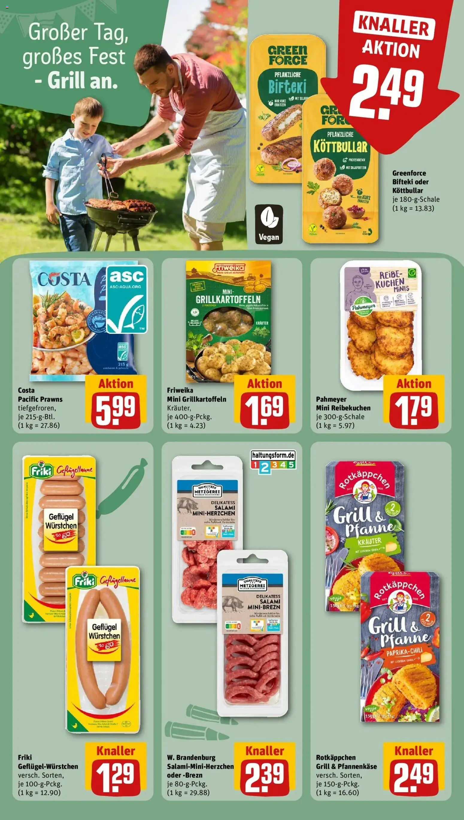 Rewe Prospekt Leuna – gültig ab 10.08.2026 | Seite: 13 | Produkte: Grill, Rotkäppchen, Salami, Kuchen