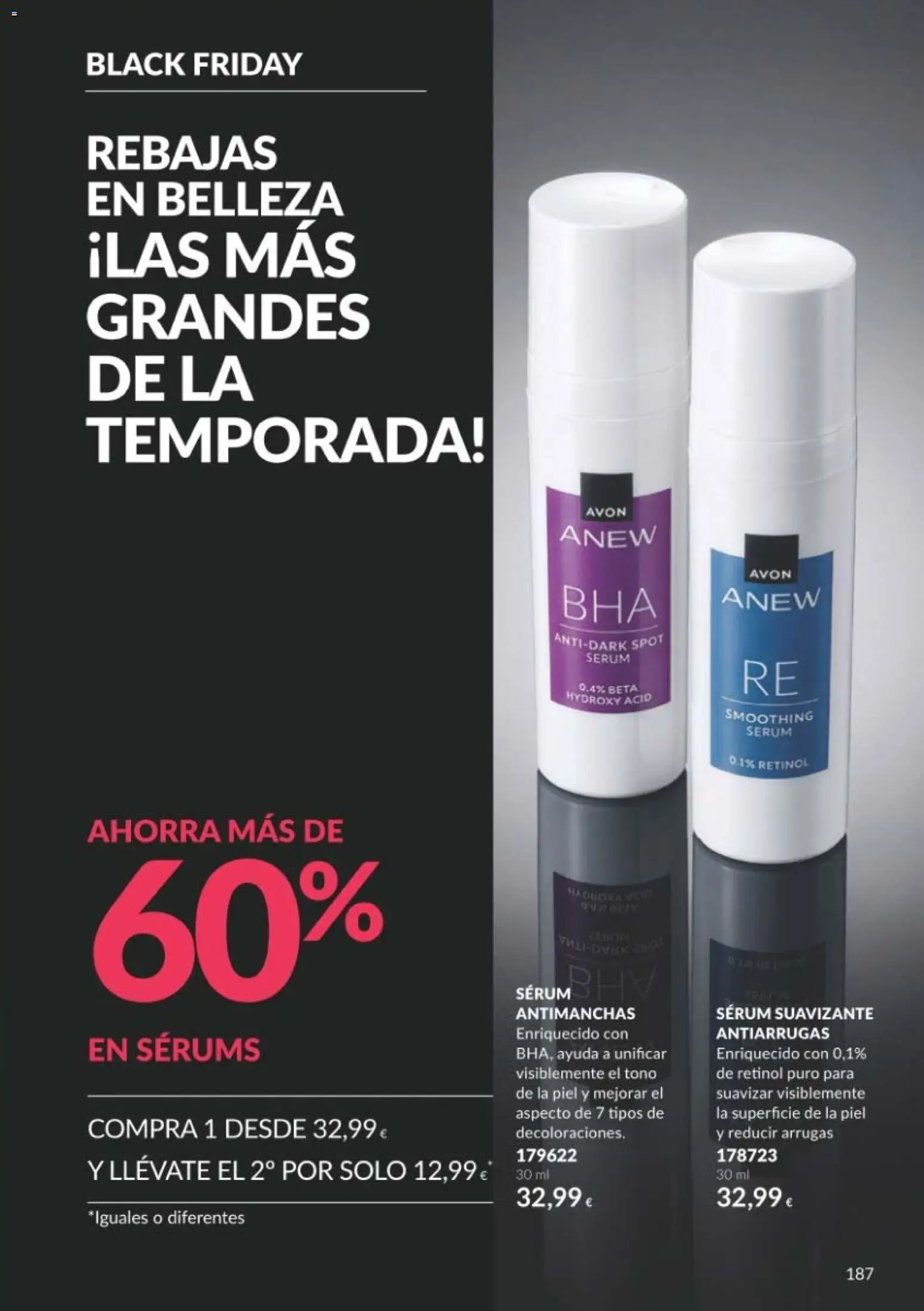 Catálogo AVON Black Friday │ válido desde el 01/11/2026 | Página: 187 | Productos: Sérum, Suavizante