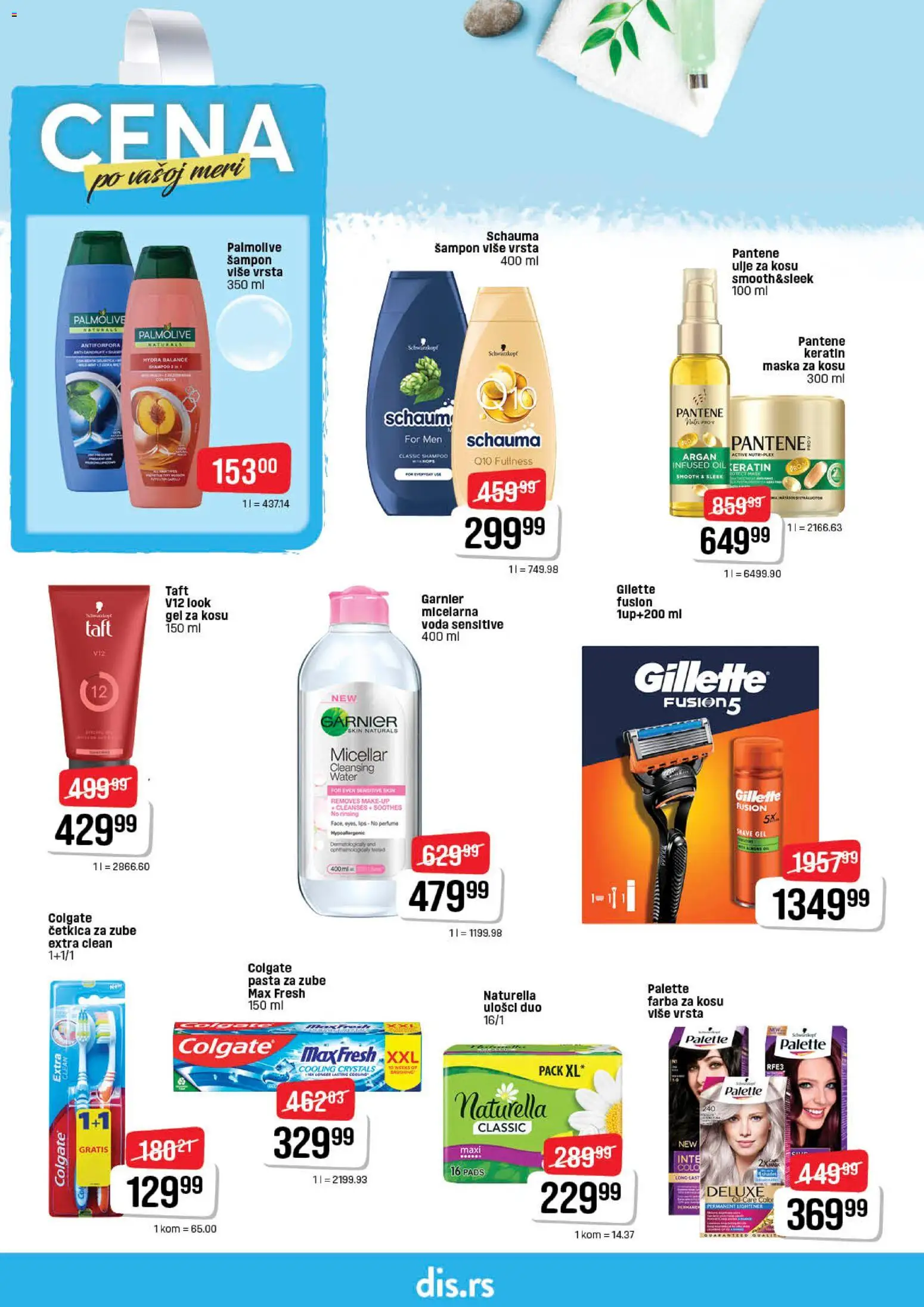 DIS katalog - važi od 09.04.2026 | Strana: 16 | Proizvode: Colgate, Pantene, Šampon, Ulje za kosu