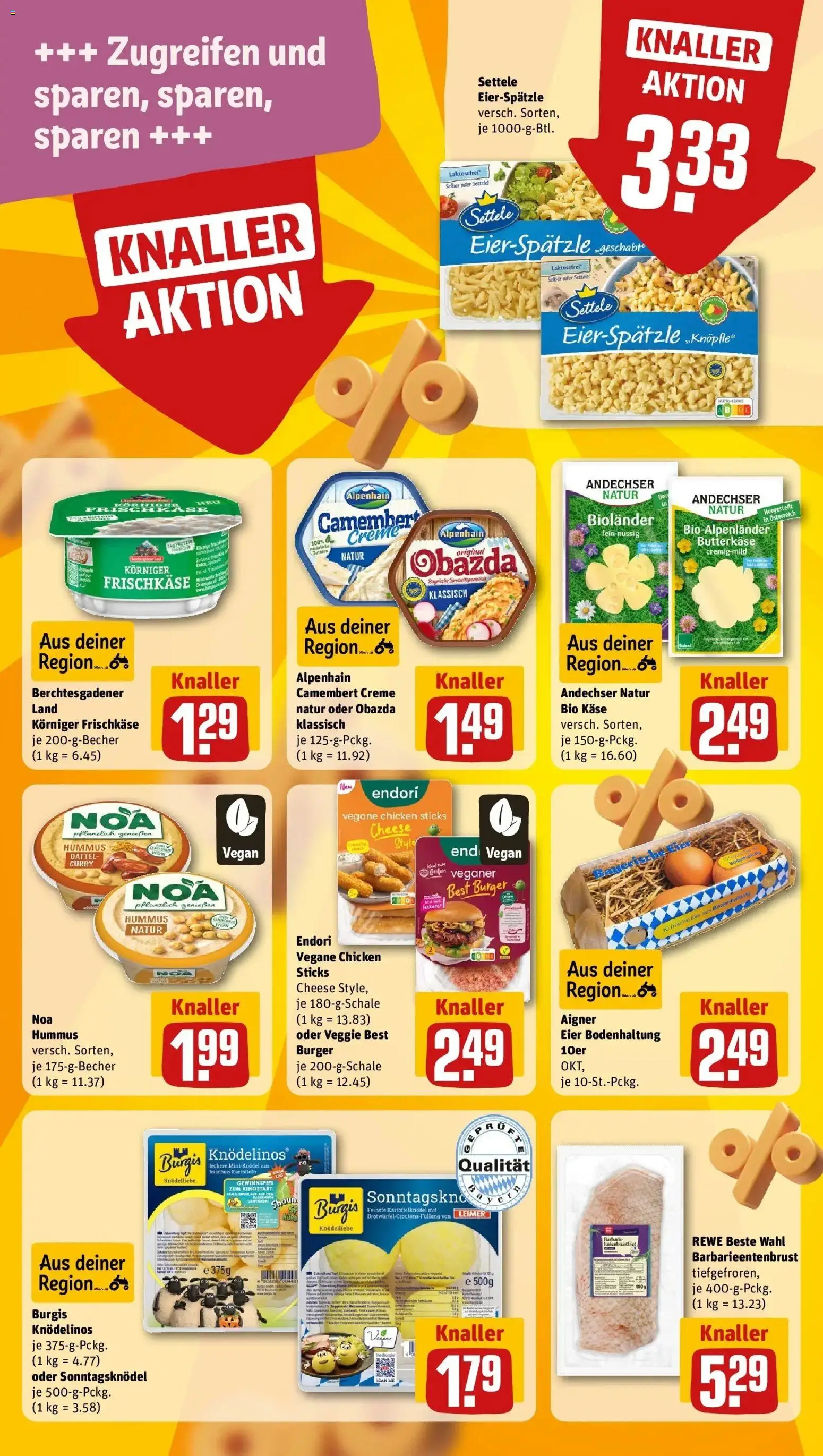 REWE Prospekt ab 31.08.2026 zum Blättern » Angebote | Seite: 17 | Produkte: Creme, Camembert, Kartoffeln, Frischkase