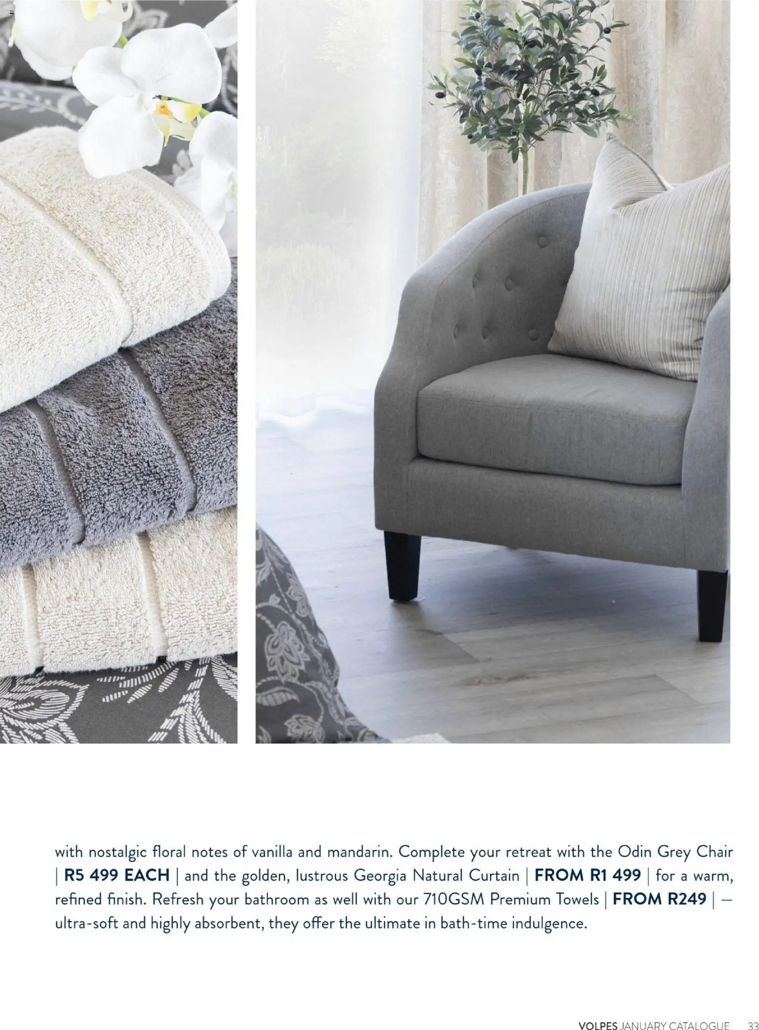 New Volpes catalogue – valid from 01/01/2026 | Page: 63 | Products: Towels, Vanilla, Chair