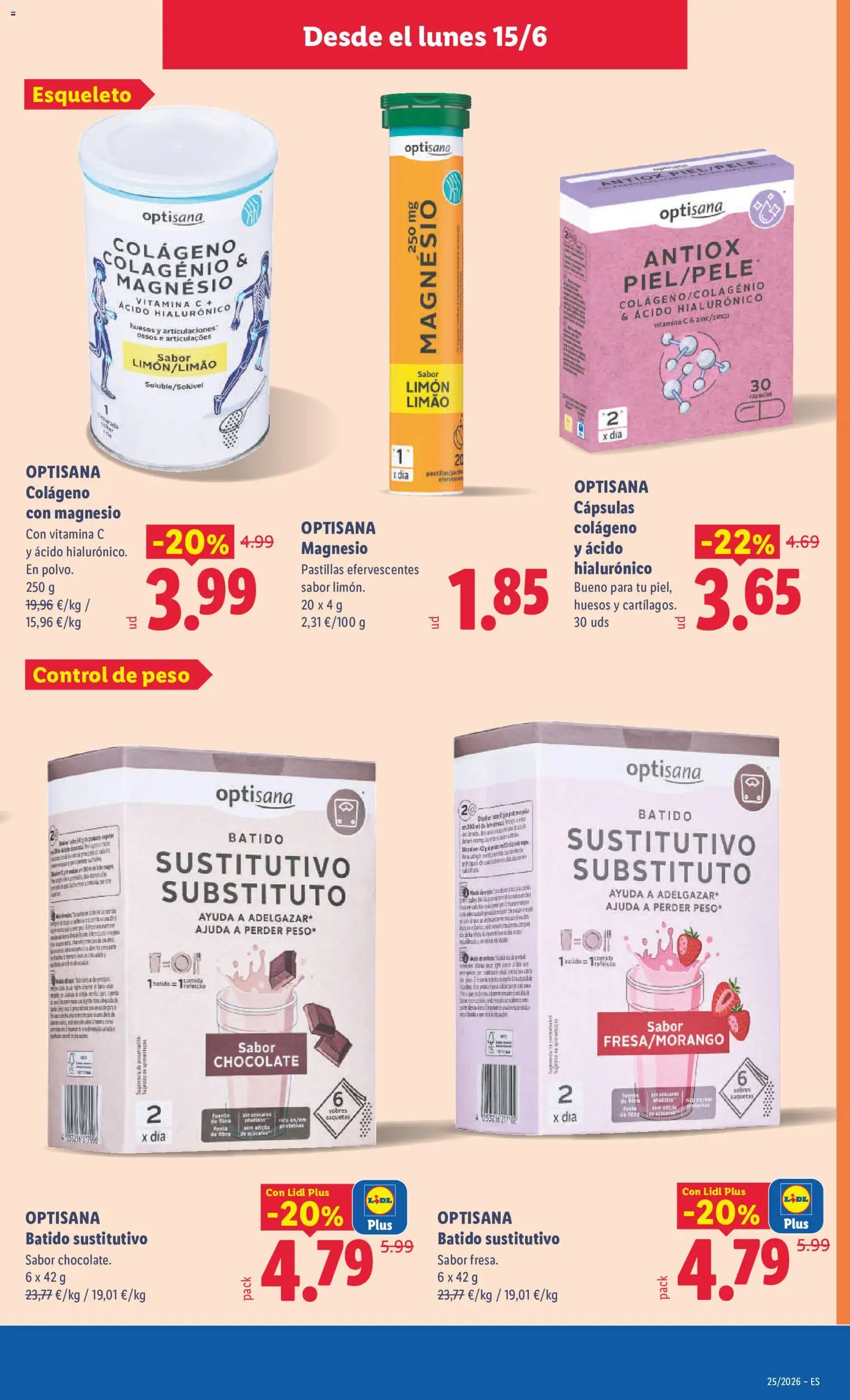 Lidl folleto de bazar │ válido desde el 15.06.2026 | Página: 17 | Productos: Chocolate, Peso