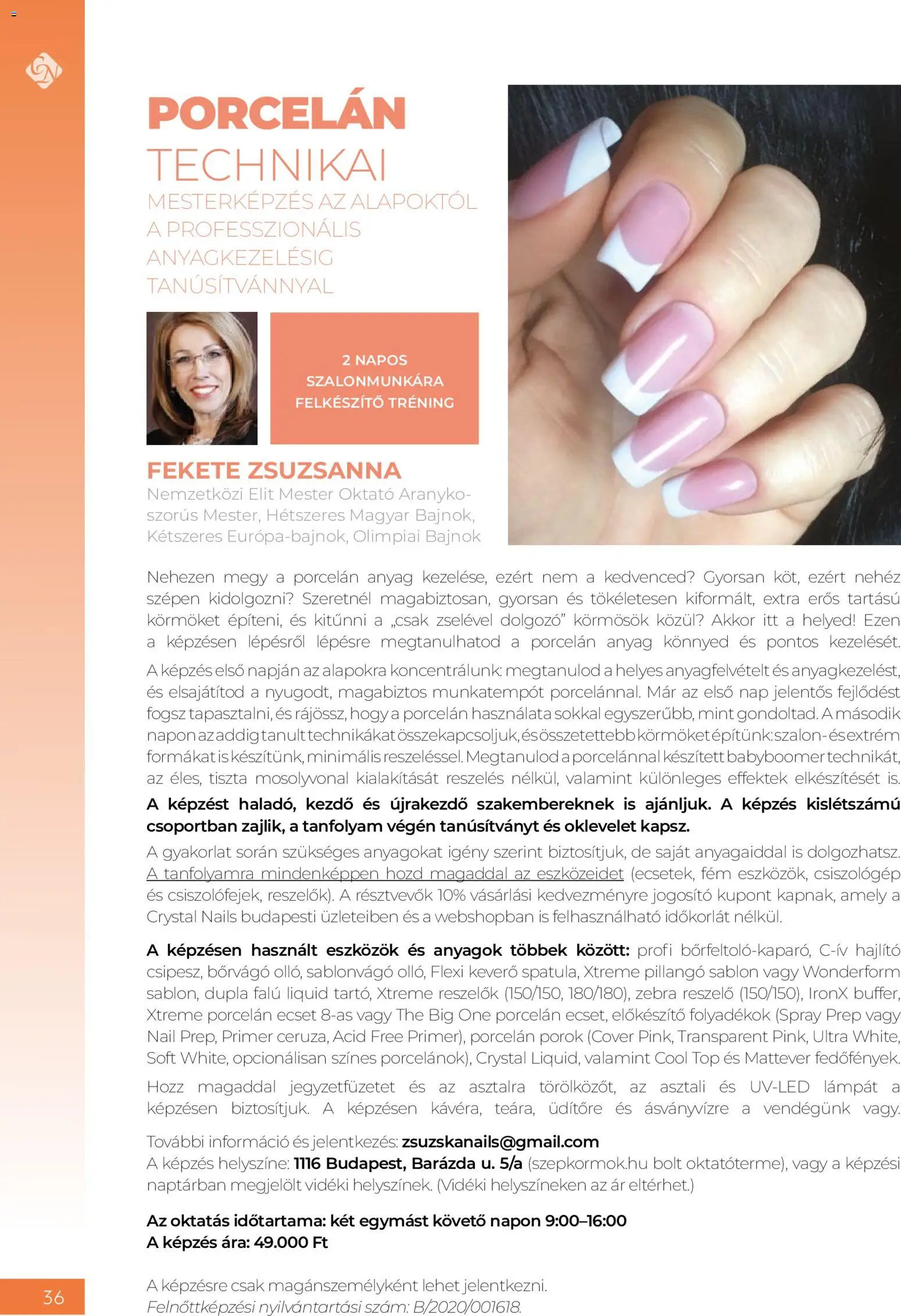 Crystal Nails akciós ujság - amely érvényes a következő dátumtól: 08.06.2026 | Oldal: 36 | Termékek: Keverő, Ecset