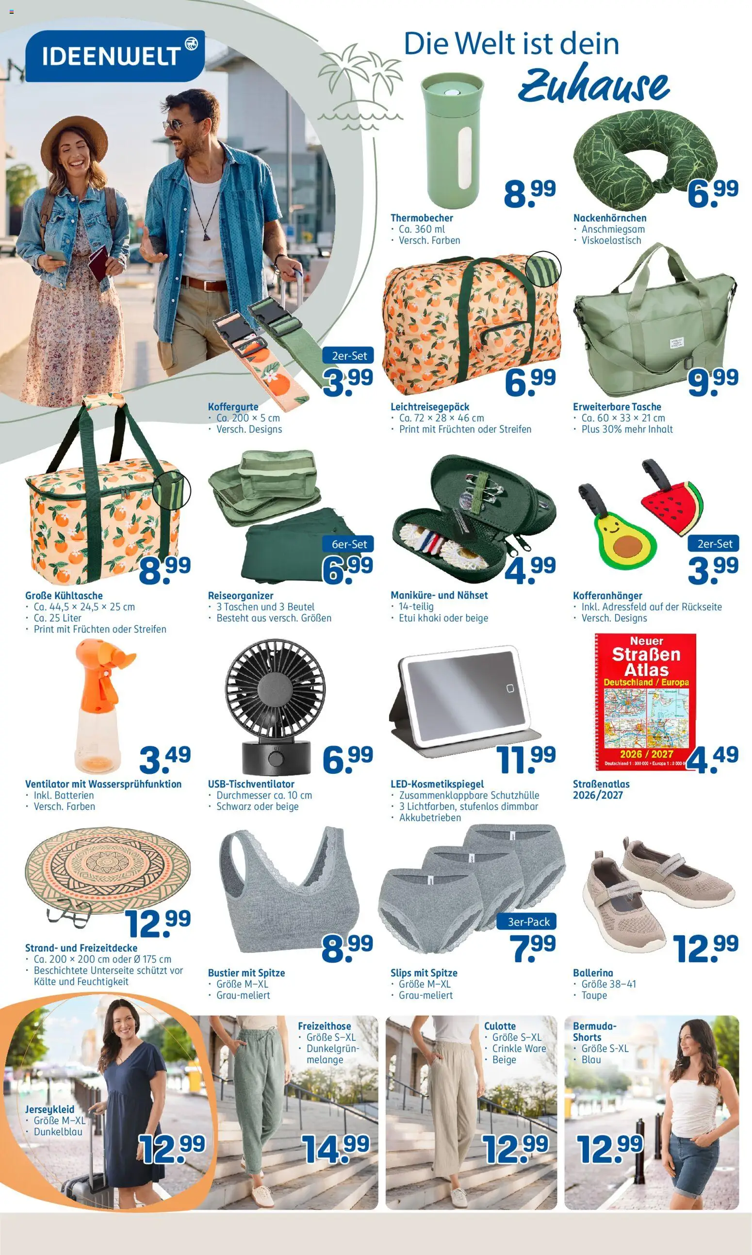Rossmann Prospekt – gültig ab 08.06.2026 | Seite: 2 | Produkte: Bermuda, Tasche, Ventilator, Batterien
