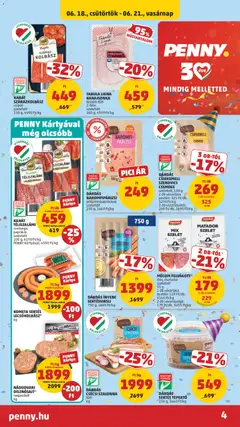 DÁRDÁS CSIRKEMELL SZENDVICS CSEMEGE, szeletelt, 100 g - amely érvényes a következő dátumtól: 18.06.2026 | Oldal: 4