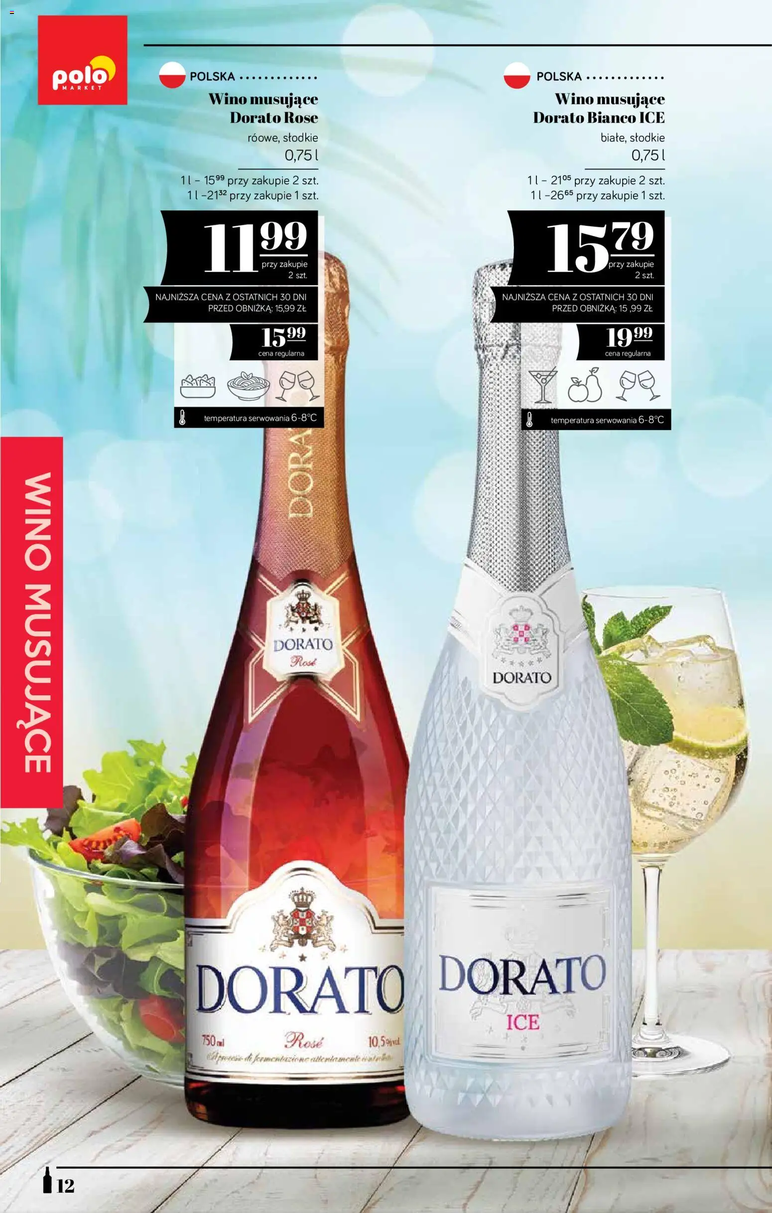 POLOmarket katalog - Alkoholi od 16.07.2026 | Strona: 12 | Produkty: Dorato Rose, Wino