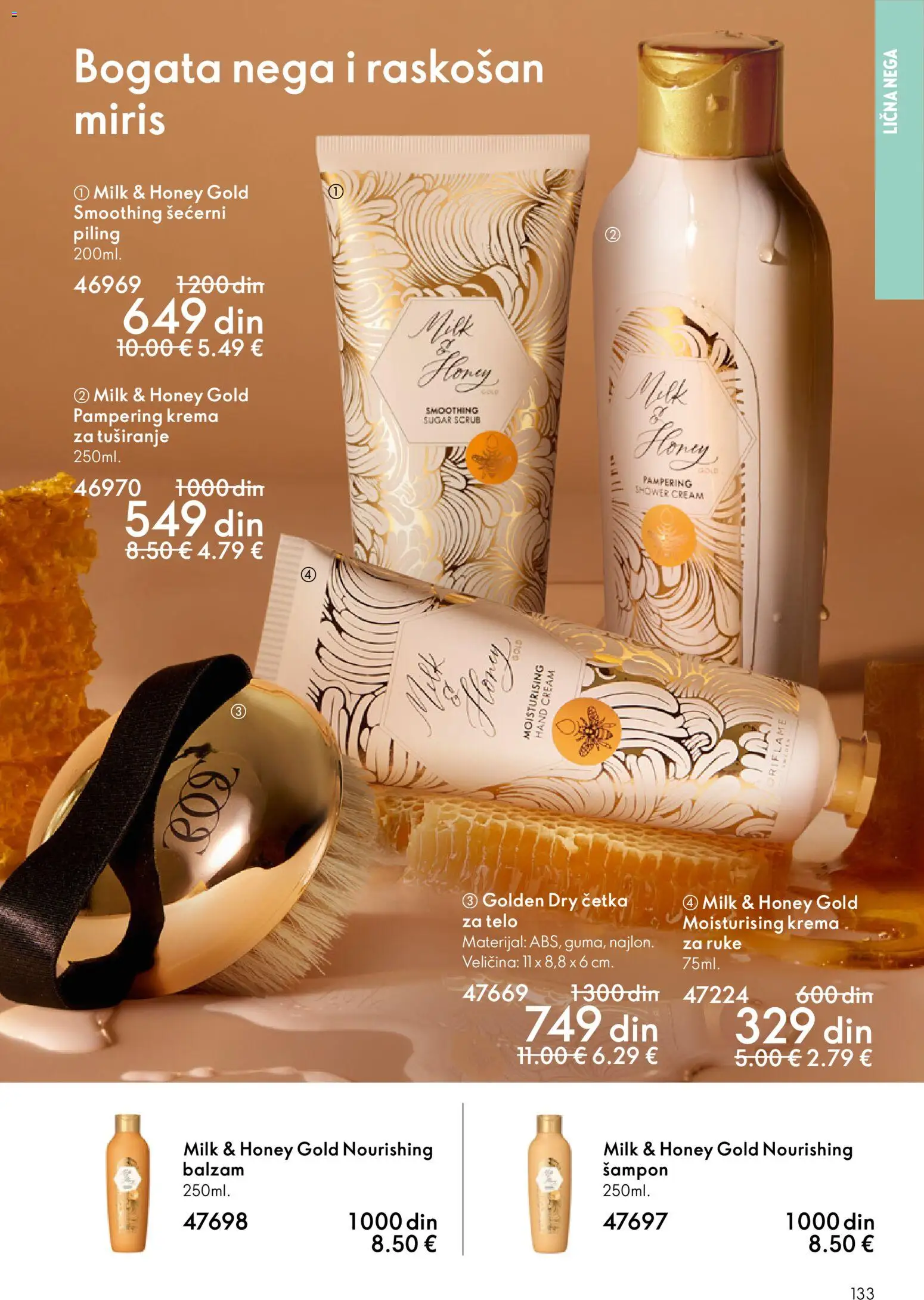 Oriflame katalog - važi od 03.06.2026 | Strana: 133 | Proizvode: Šampon, Balzam, Krema, Piling