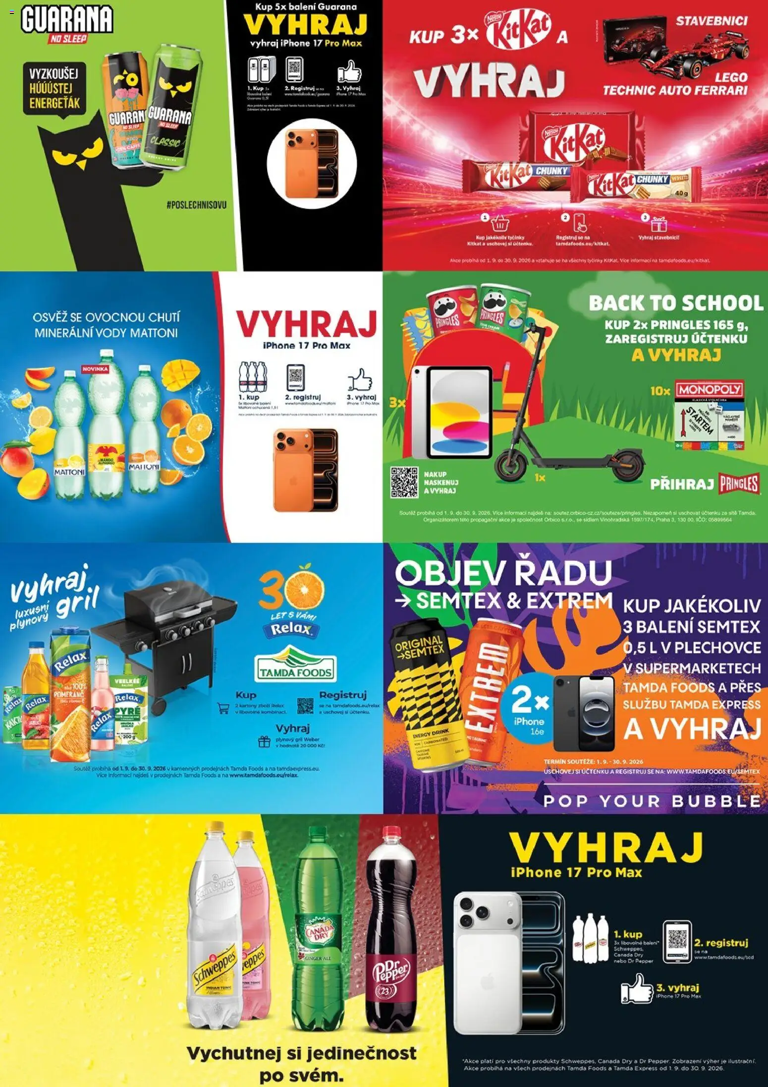 Tamda Foods leták od 09.09.2026 | Strana: 59 | Produkty: LEGO, Dr Pepper, Tyčinky, Gril