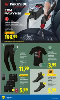 LIDL leidinys galioja nuo 11.05.2026 | Puslapis: 20 | Prekių: Marškinėliai, Kelnes, Kojinės, Trumpikės