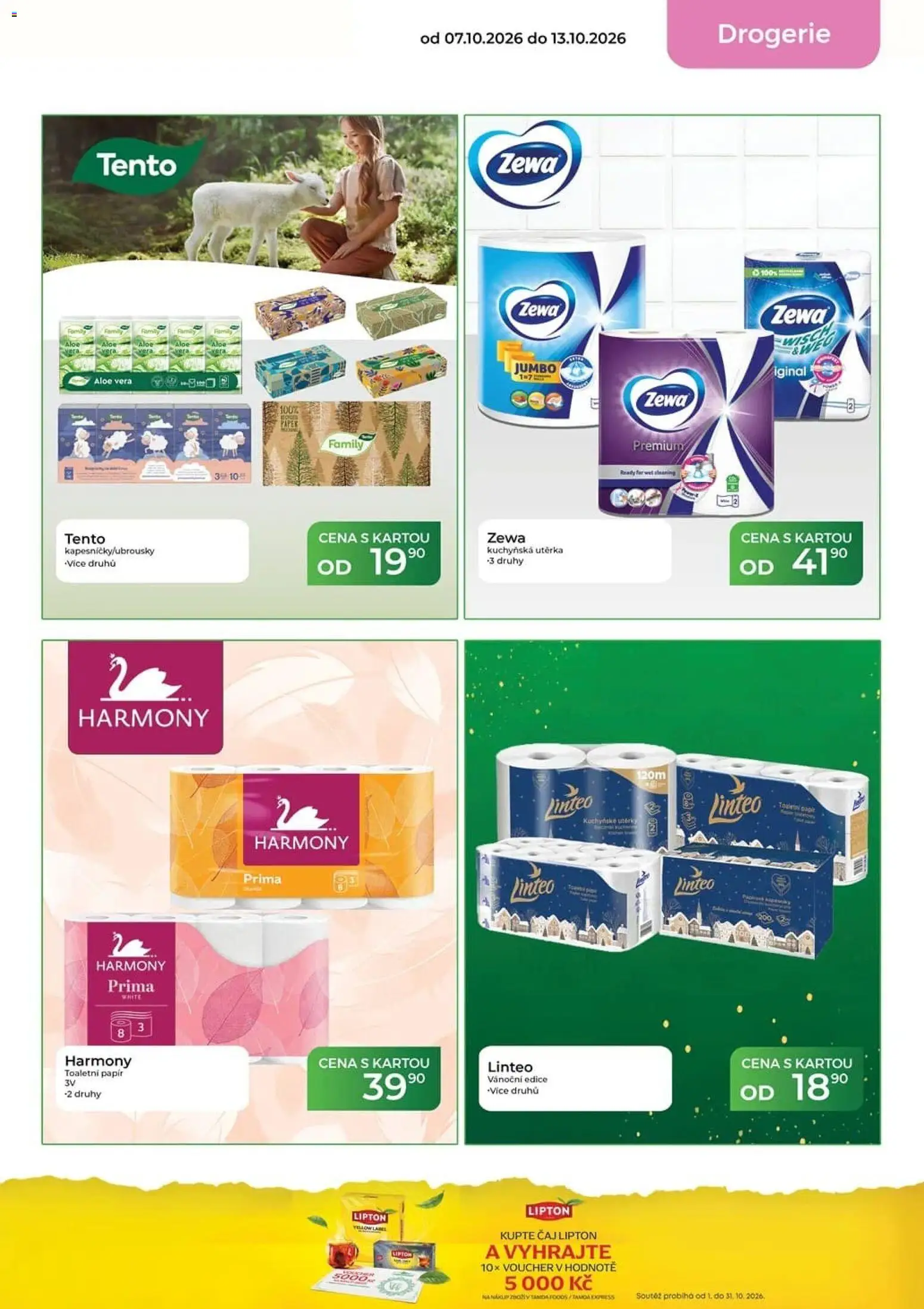 Tamda Foods leták od 07.10.2026 | Strana: 55 | Produkty: Čaj, Toaletní papír, Aloe vera, Drogerie