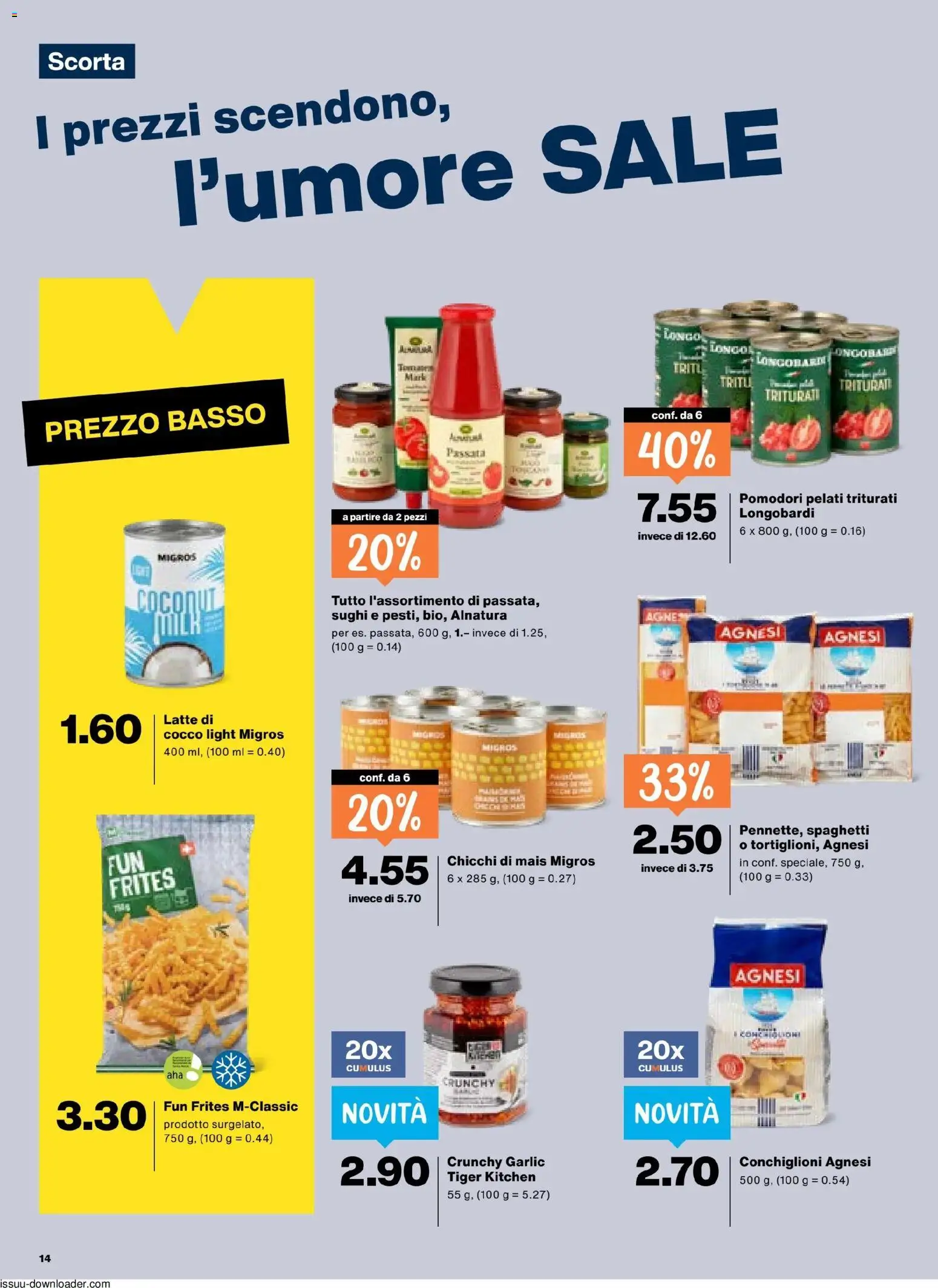 Migros aktionen IT – gültig ab 04.06.2026 | Seite: 14 | Produkte: Pasta