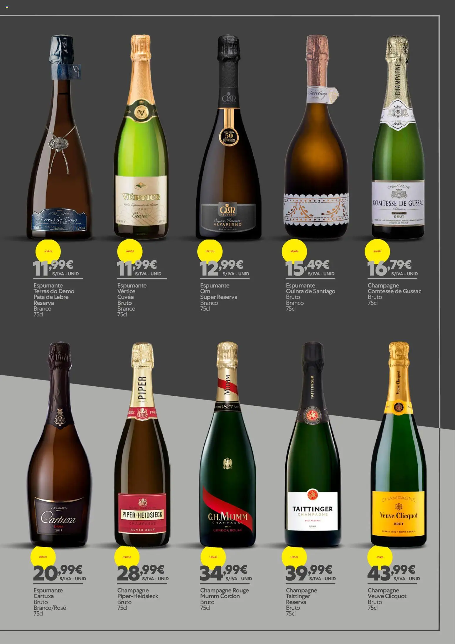 Recheio - Novo Catálogo de Vinhos │ válido de 03/09/2026 | Página: 49 | Produtos: Espumante, Lebre, Champagne