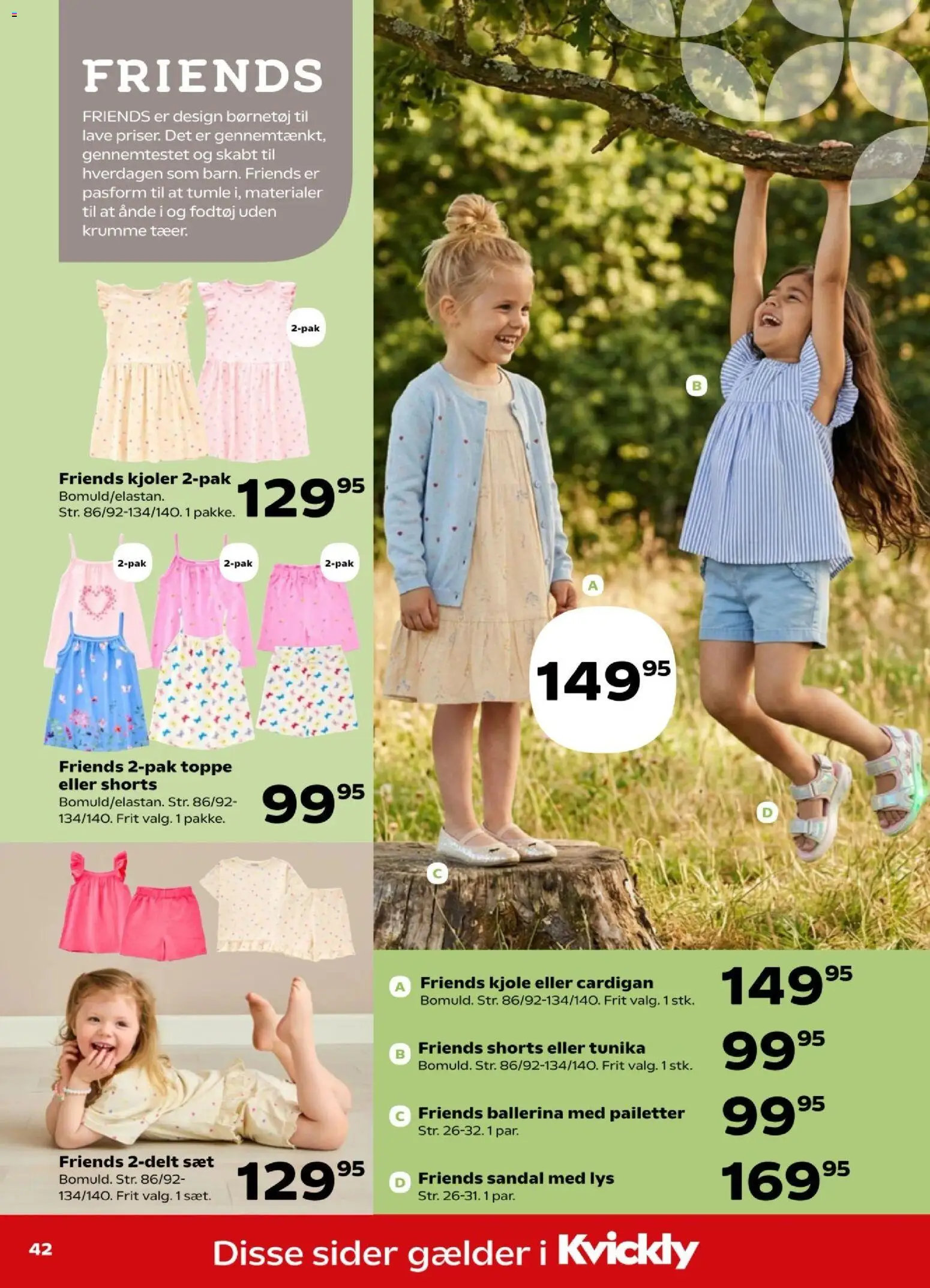 Kvickly tilbudsavis – gyldig fra 29.05.2026 | Side: 45 | Produkter: Shorts, Cardigan, Kjole, Søm