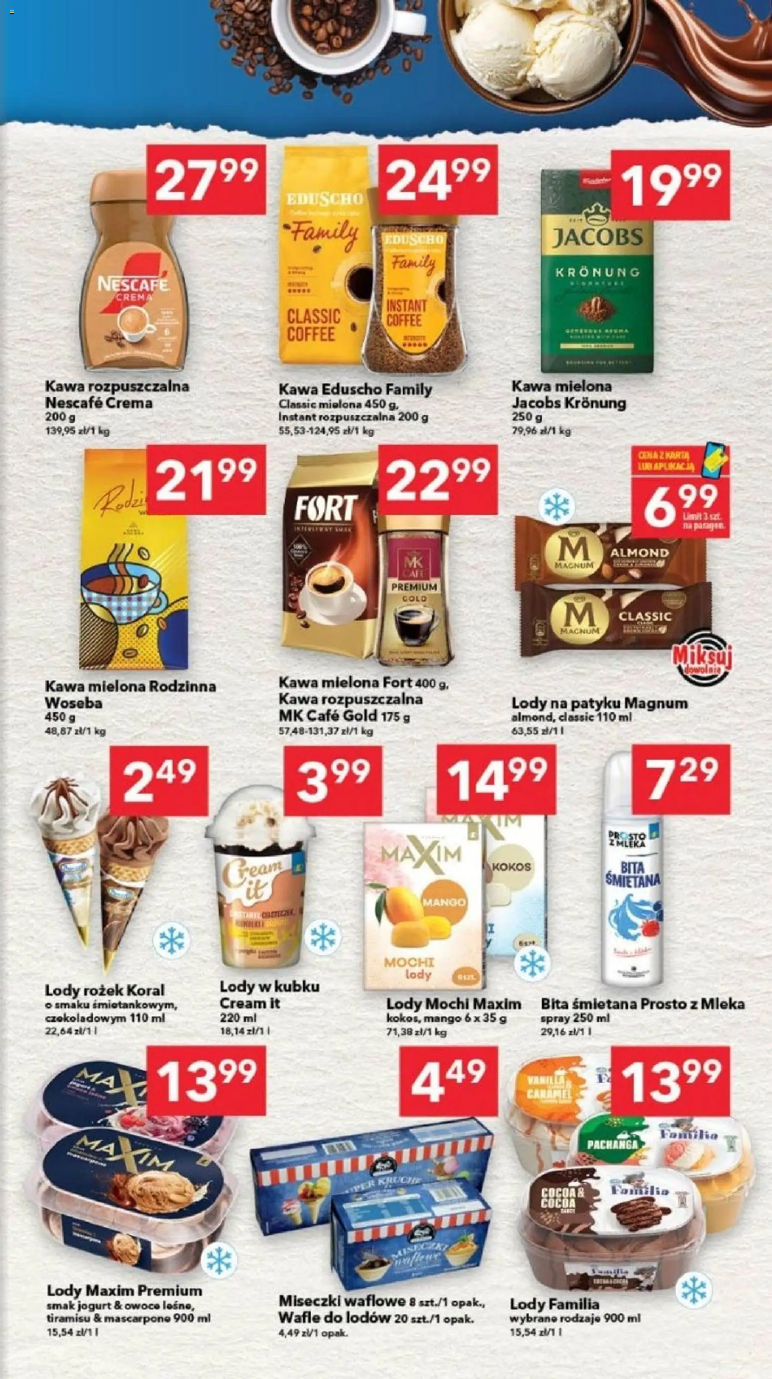 Lewiatan gazetka - Gdańsk od 02.07.2026 | Strona: 5 | Produkty: Mango, Wafle, Mleka, Lody