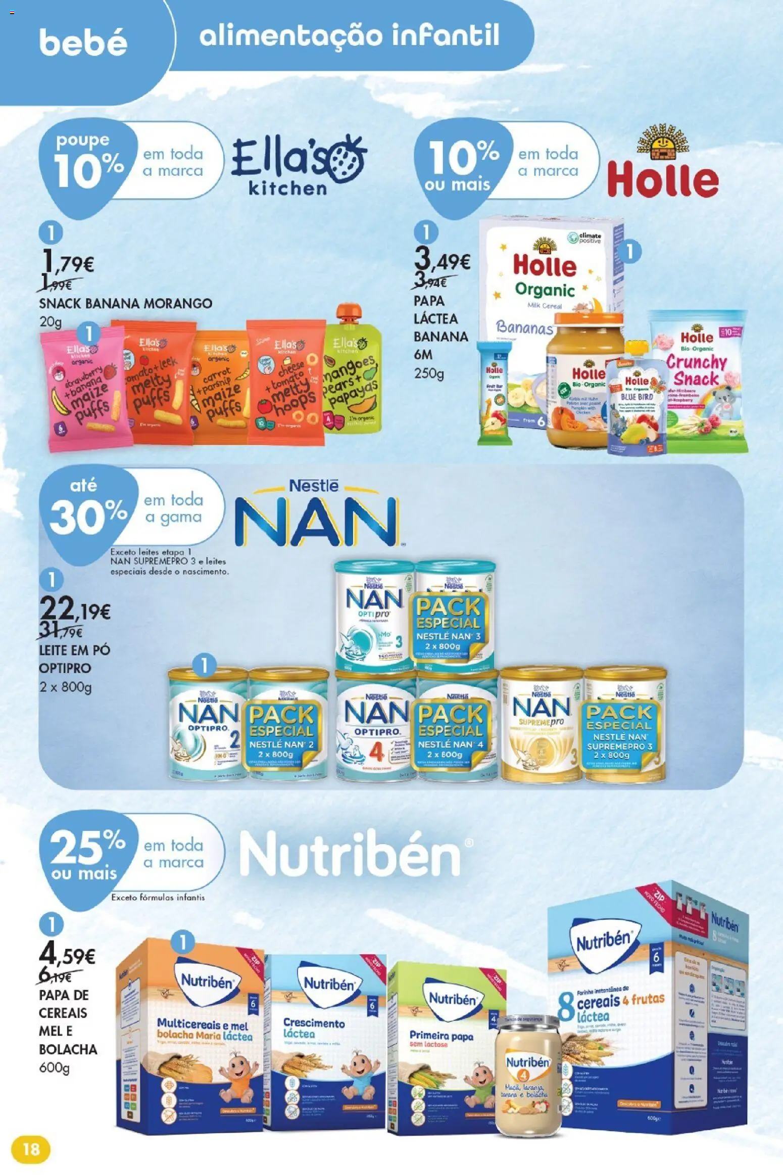 Pingo Doce Bem Estar Verão 2 Lojas │ válido de 14/07/2026 | Página: 18 | Produtos: Leite em pó, Leite, Mel, Cereais