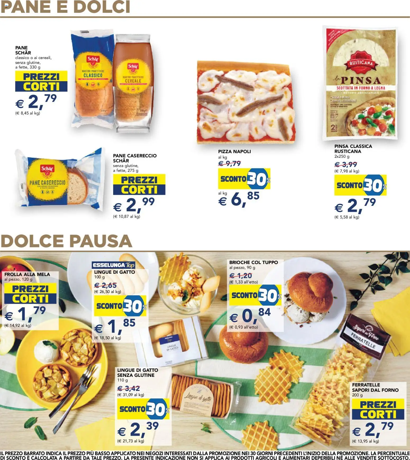 Volantino Esselunga S del 02/07/2026 | Pagina: 15 | Prodotti: Pane, Pizza, Top, Forno