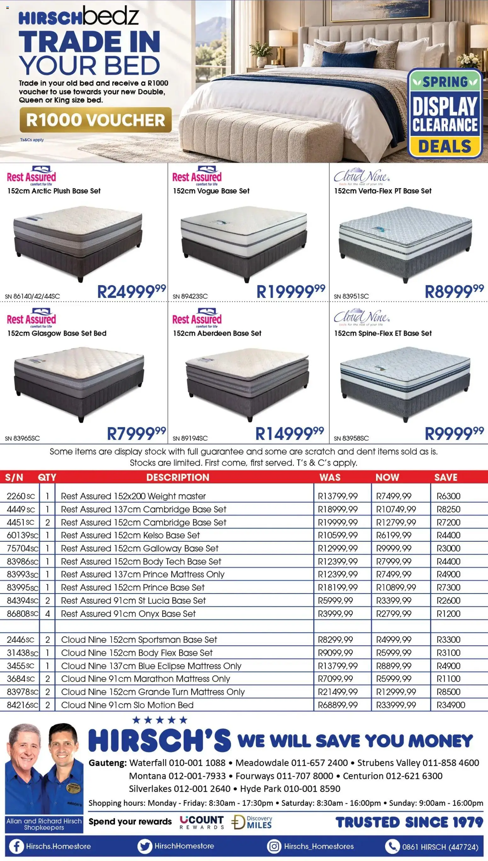 New Hirsch's catalogue – valid from 14/10/2026 | Page: 2 | Products: Bed, Mattress, Stock