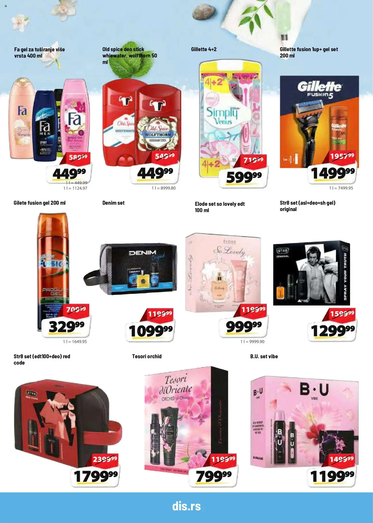 Super DIS katalog - važi od 01.10.2026 | Strana: 17 | Proizvode: Gillette, So, Gel za tuširanje