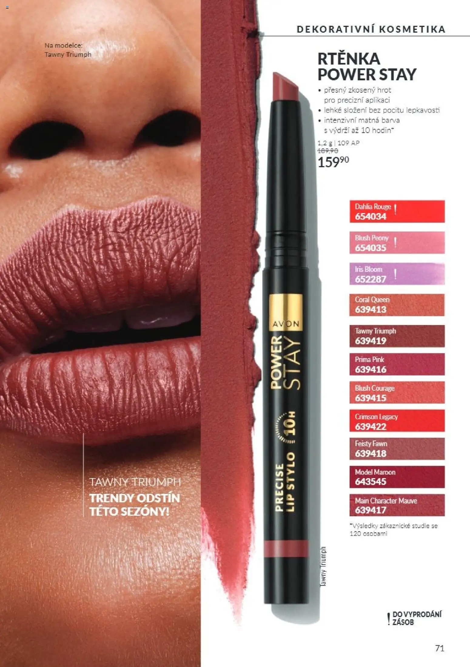 Avon Katalog 11/2026 od 01.11.2026 | Strana: 71 | Produkty: Rtěnka