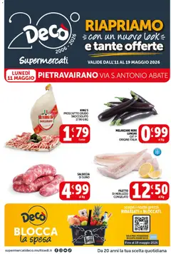 Anteprima del volantino Decò volantino Supermercati Pietravairano  valido a partire dal 11.05.2026
