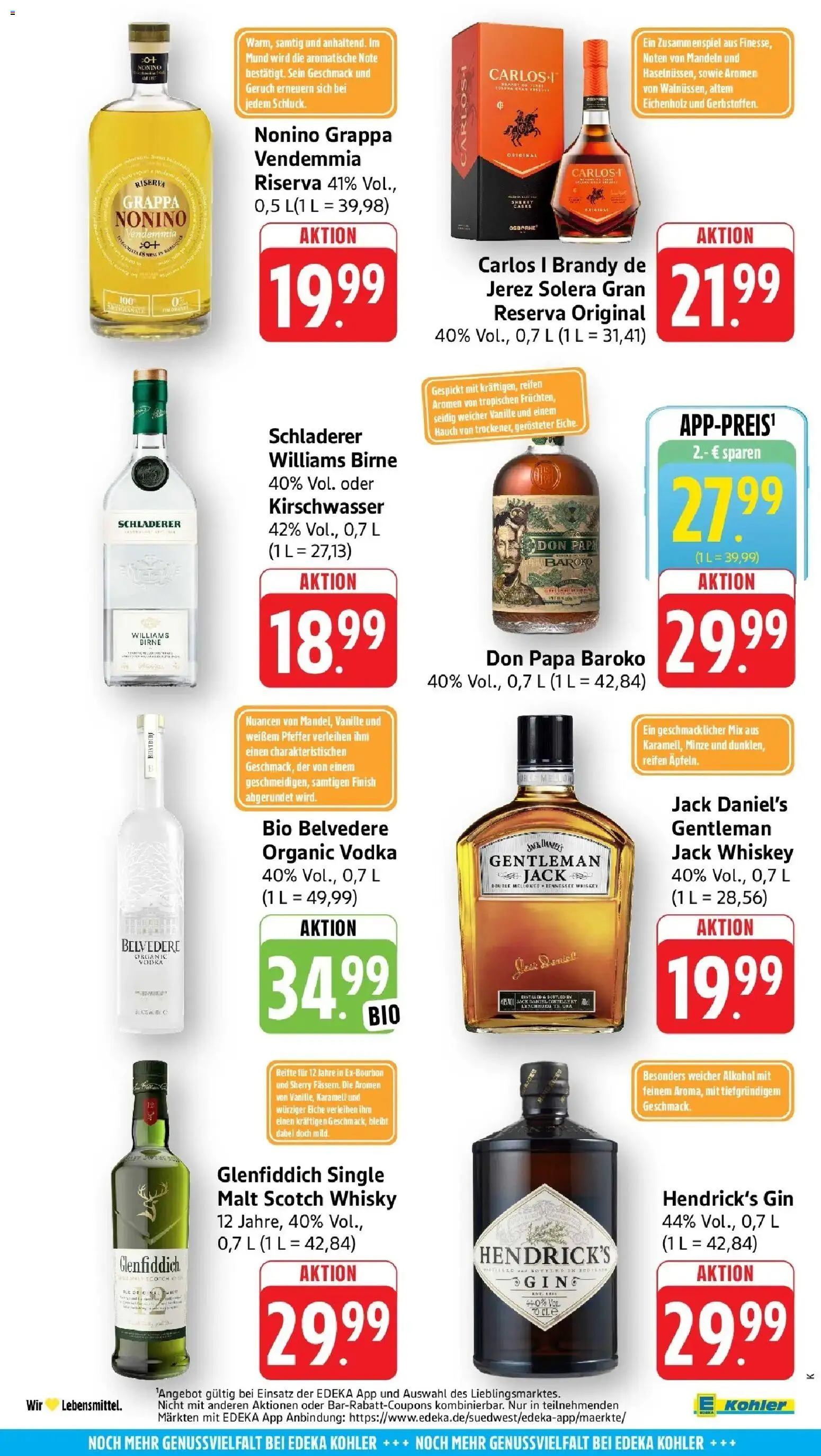 Edeka prospekt Ettenheim	 – gültig ab 10.05.2026 | Seite: 51 | Produkte: Whisky, Rum, Mandeln, Birne