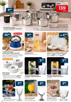 Pogląd oferty "Mrówka gazetka - Tarnów" - ważna od 10.07.2026 | Strona: 2 | Produkty: Szklanka, Czajnik, Talerze, Komplet garnków