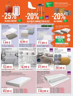 Pevex Katalog - Pregled kataloga iz trgovine Pevex, vrijedi od 24.09.2026 | Stranica: 31 | Proizvodi: Madrac, Ručnik, Plahta, Deka